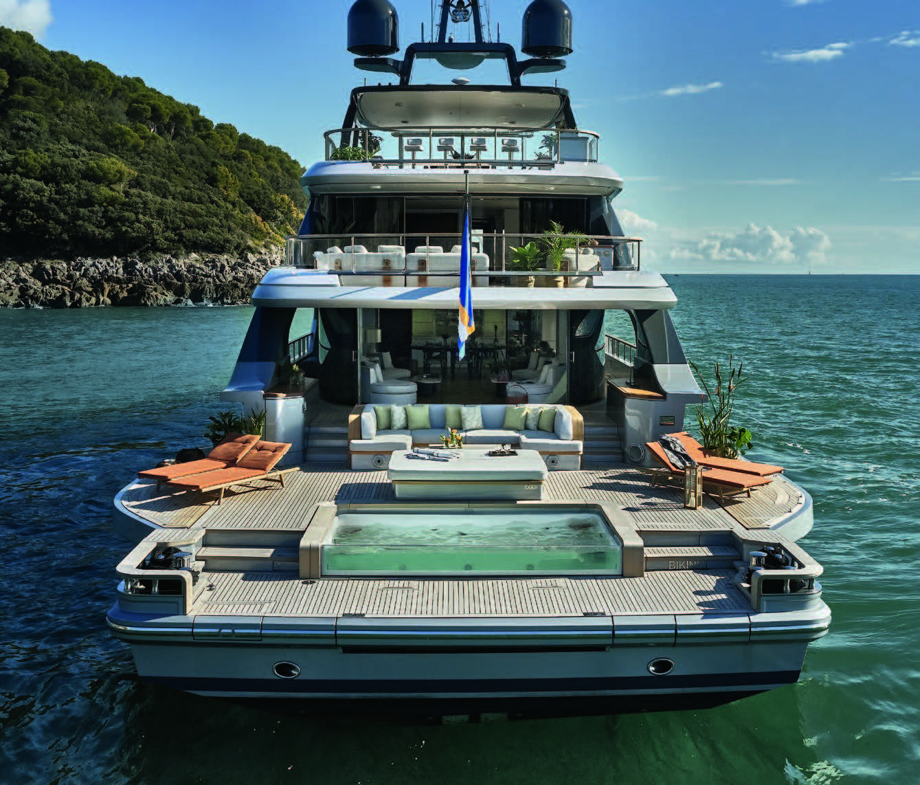 Aboard BENETTI OASIS 40M BO122 a 133ft (40.8m) luxury motor yacht , built by BENETTI in 2024
