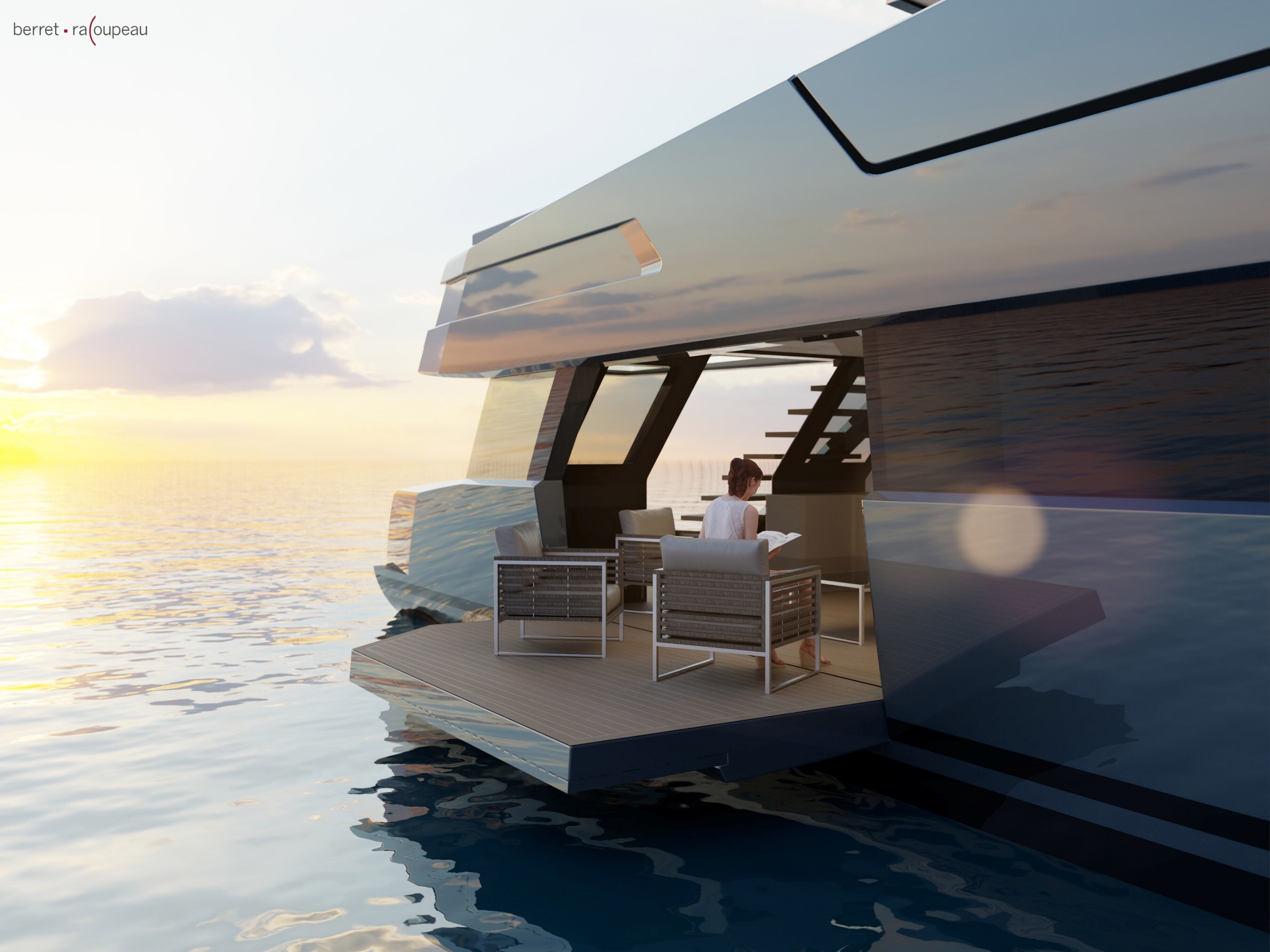 Aboard WIND130' SAILING CATAMARAN a 131ft (40m) luxury sailing yacht , built by CUSTOM BUILT