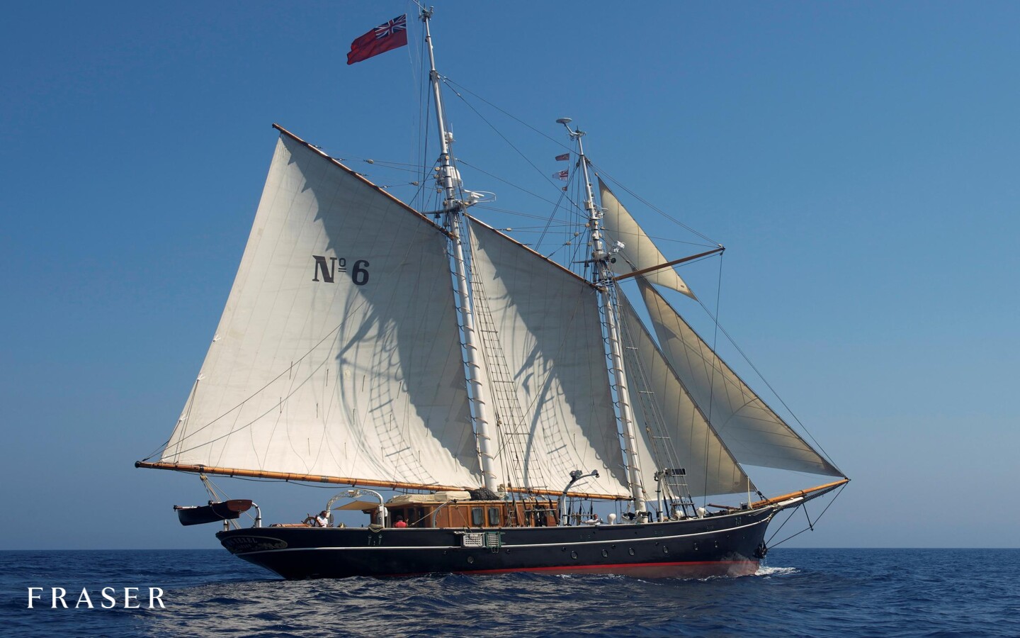 Aboard Nº. 6 TEXEL a 109ft (33.5m) luxury sailing yacht for Sale available with Fraser Yachts, built by PIET SMIT JR in 1921