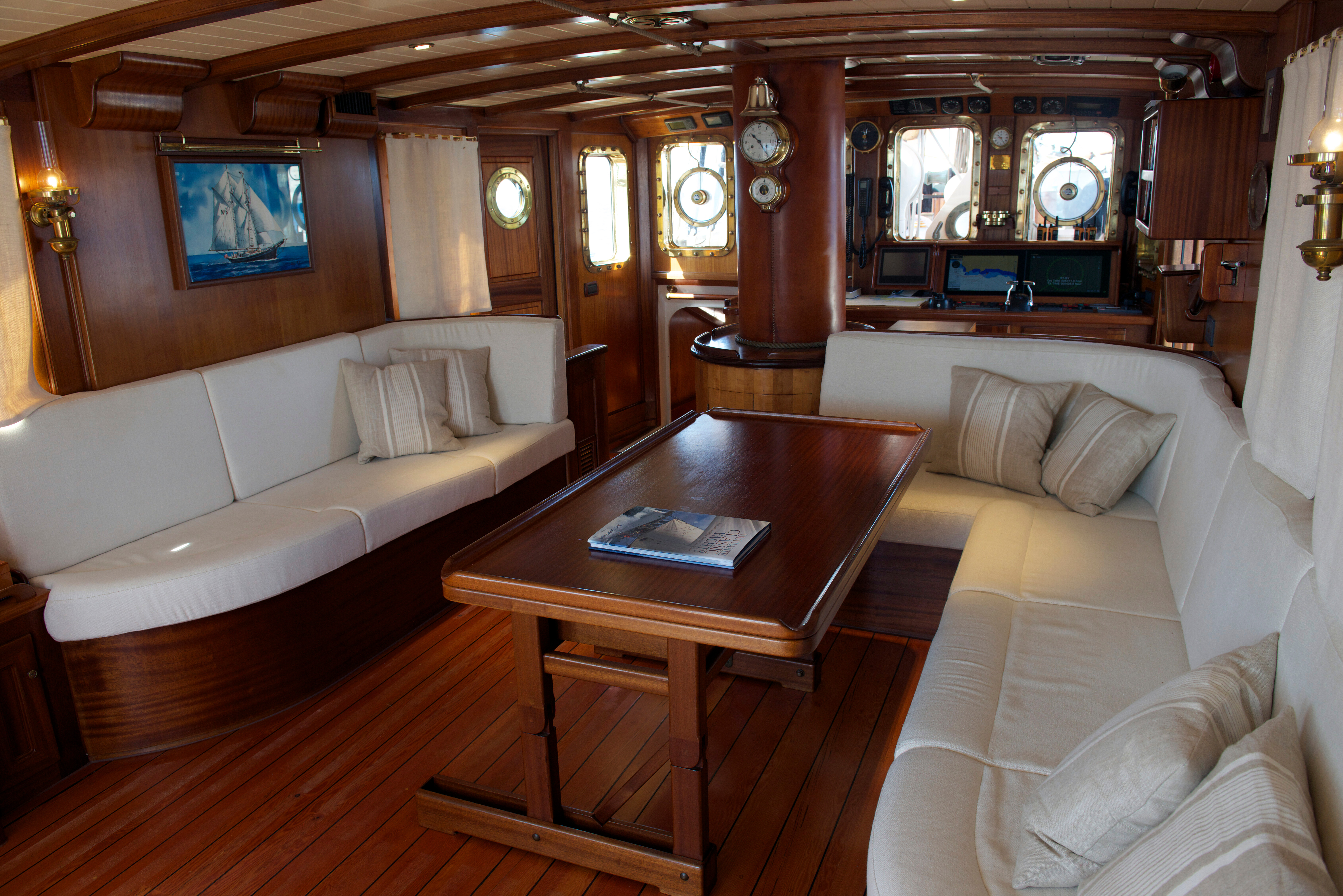 Aboard Nº. 6 TEXEL a 109ft (33.5m) luxury sailing yacht for Sale available with Fraser Yachts, built by PIET SMIT JR in 1921
