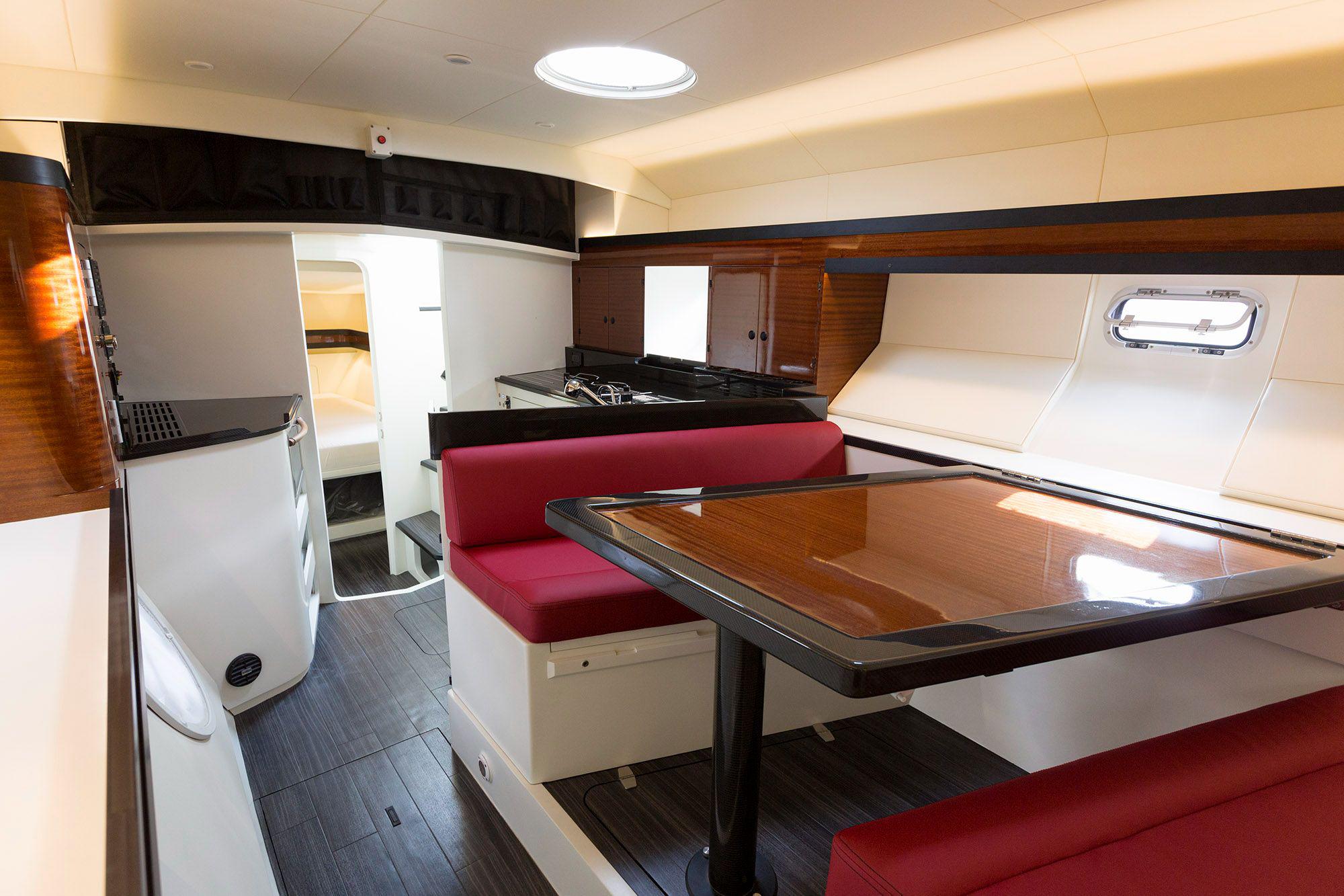 Aboard FINN a 53ft (16.15m) luxury sailing yacht , built by MCCONAGHY BOATS in 2014
