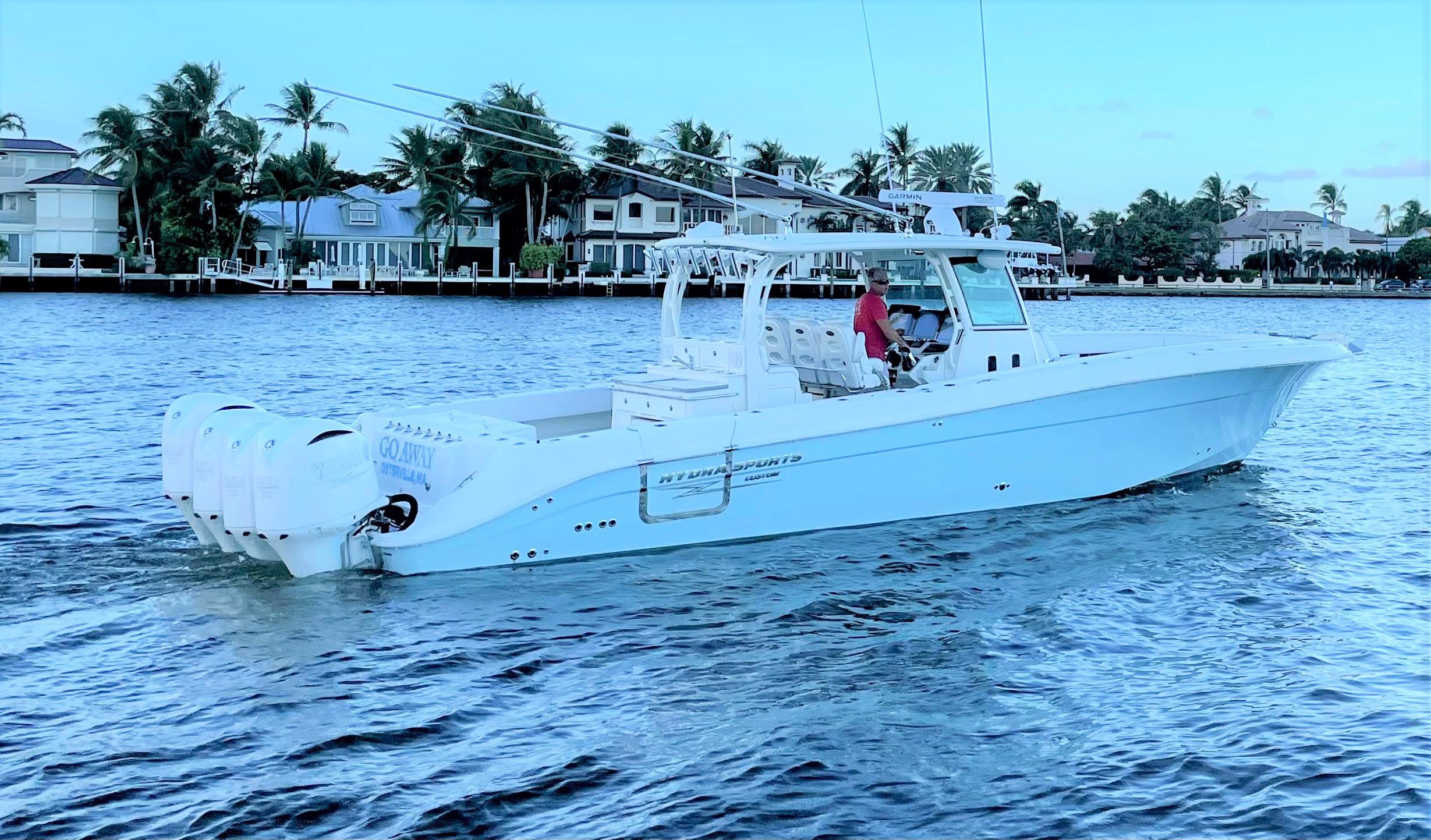 Aboard GO AWAY a 41ft (12.67m) luxury motor yacht , built by HCB in 2015