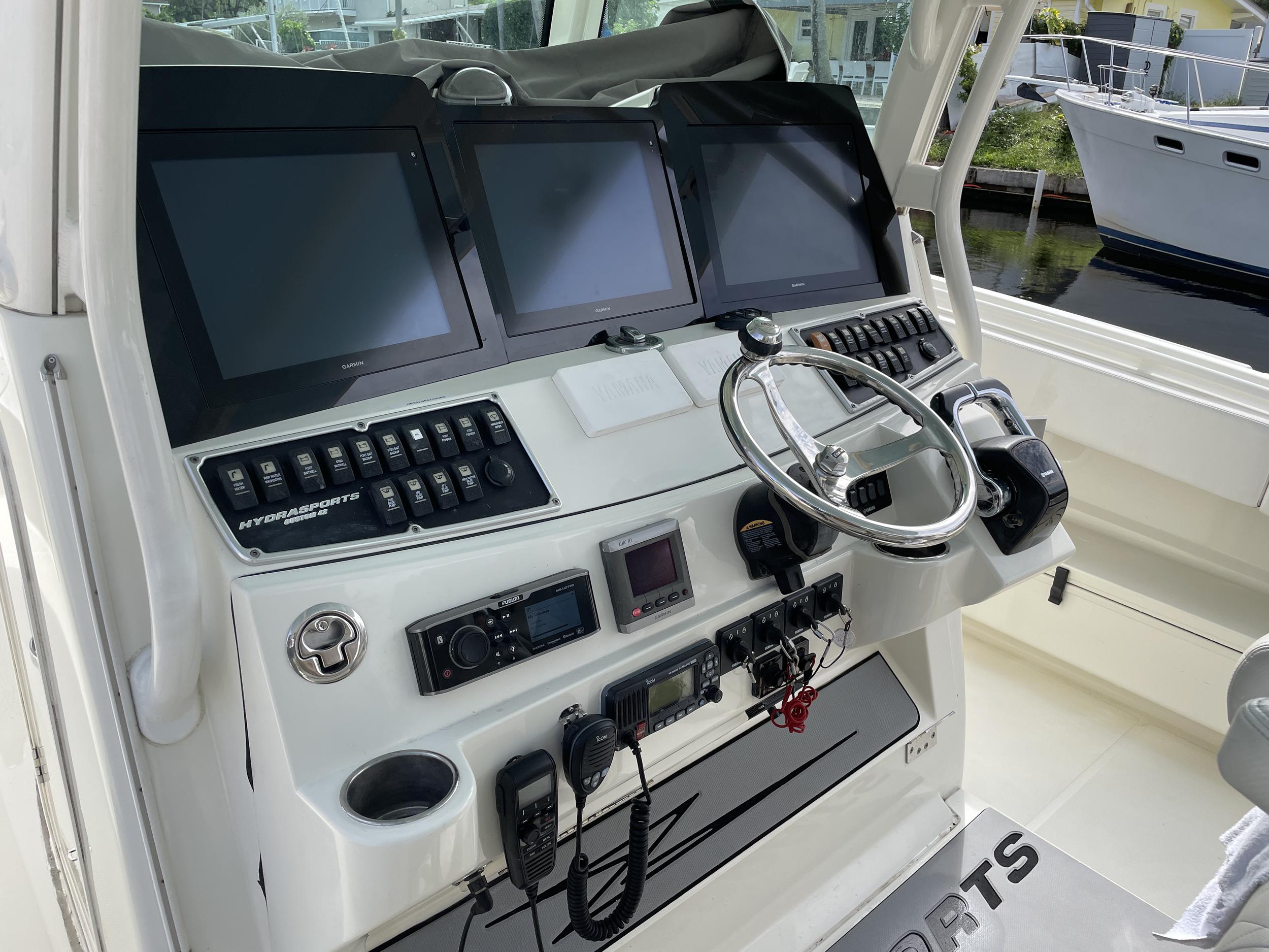 Aboard GO AWAY a 41ft (12.67m) luxury motor yacht , built by HCB in 2015