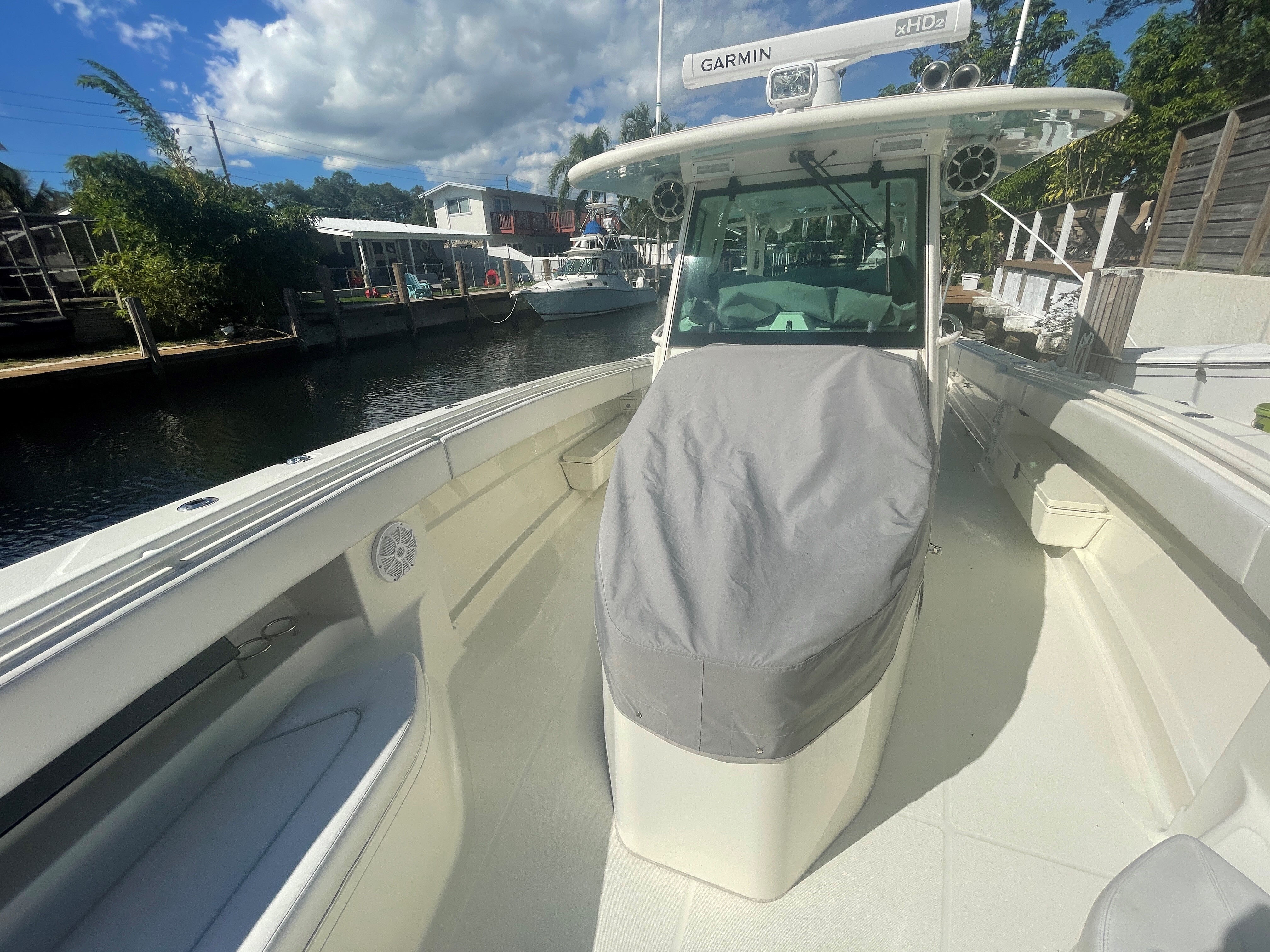 Aboard GO AWAY a 41ft (12.67m) luxury motor yacht , built by HCB in 2015