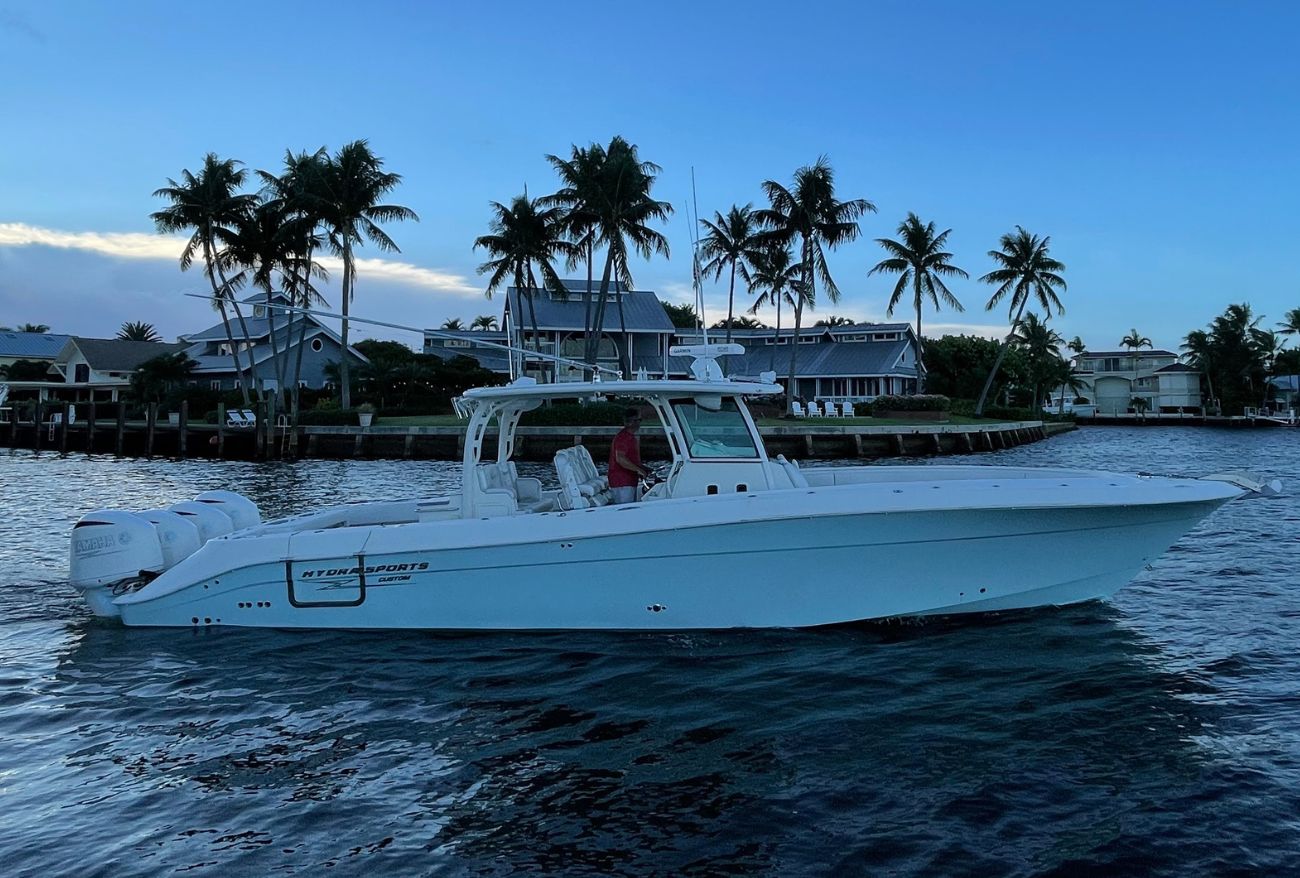 Aboard GO AWAY a 41ft (12.67m) luxury motor yacht , built by HCB in 2015