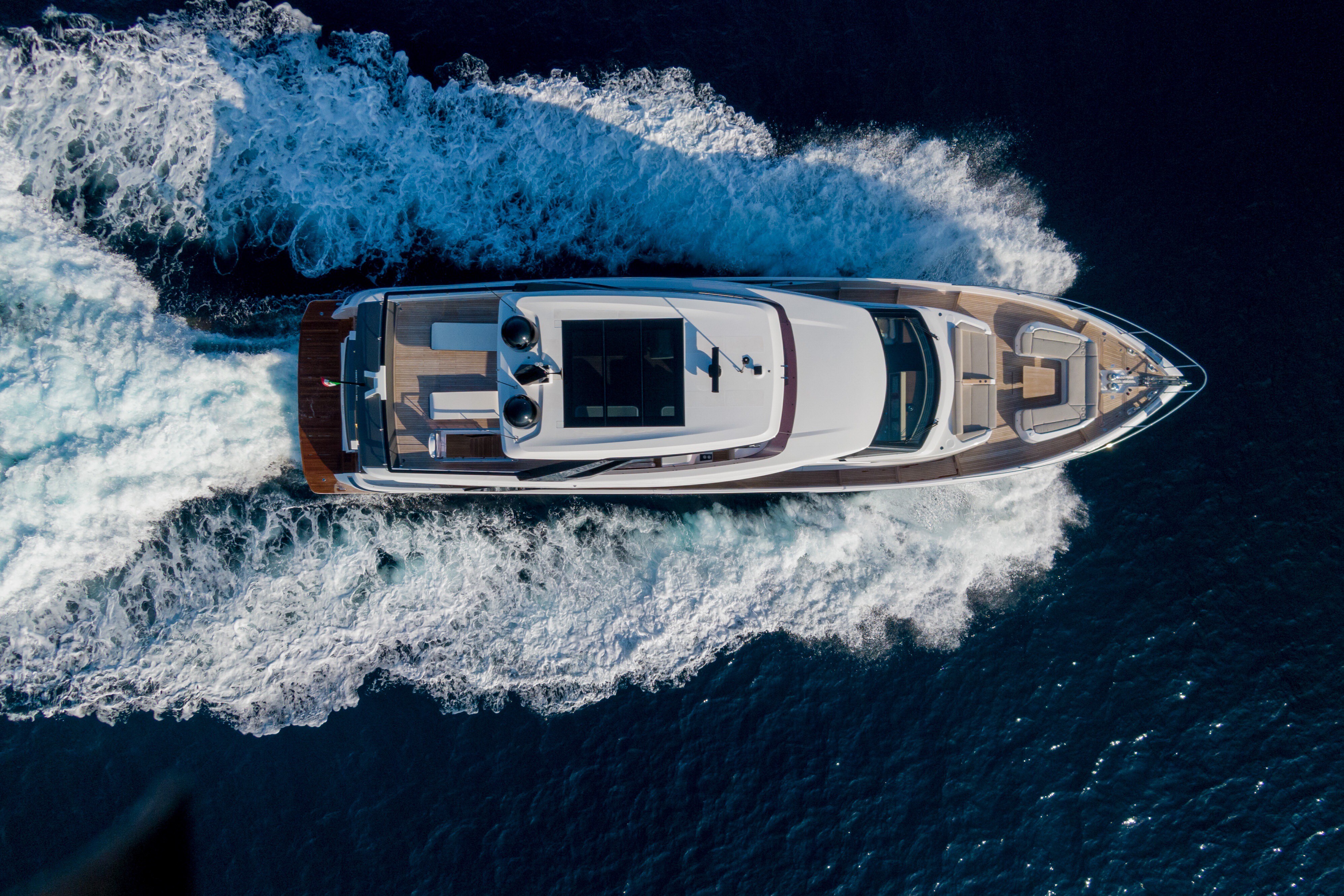Aboard VITTORIA a 88ft (26.95m) luxury motor yacht , built by FERRETTI YACHTS in 2022