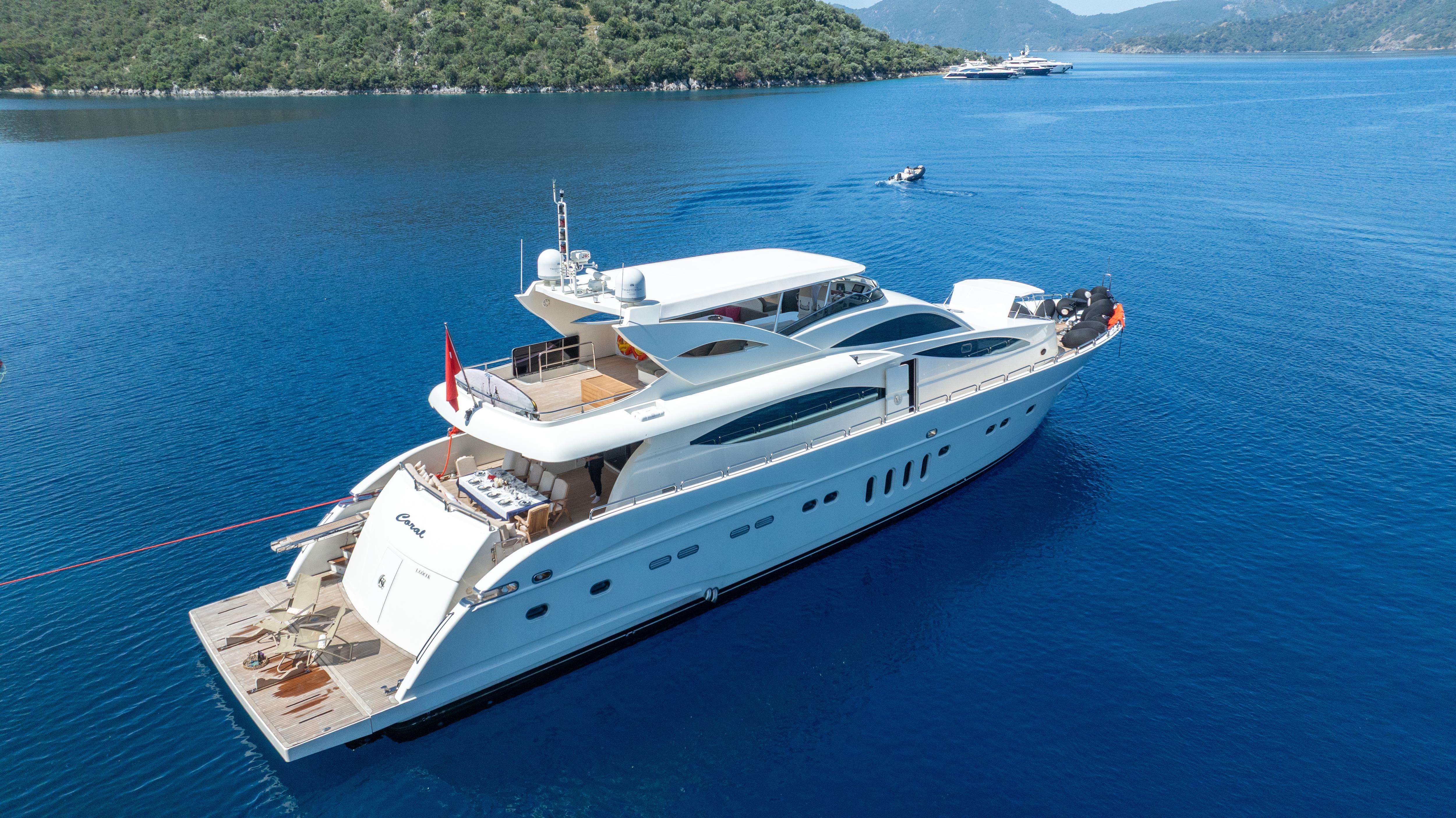 CORAL motor yacht for Sale & Charter by Fraser Yachts, built by TURKISH BUILT