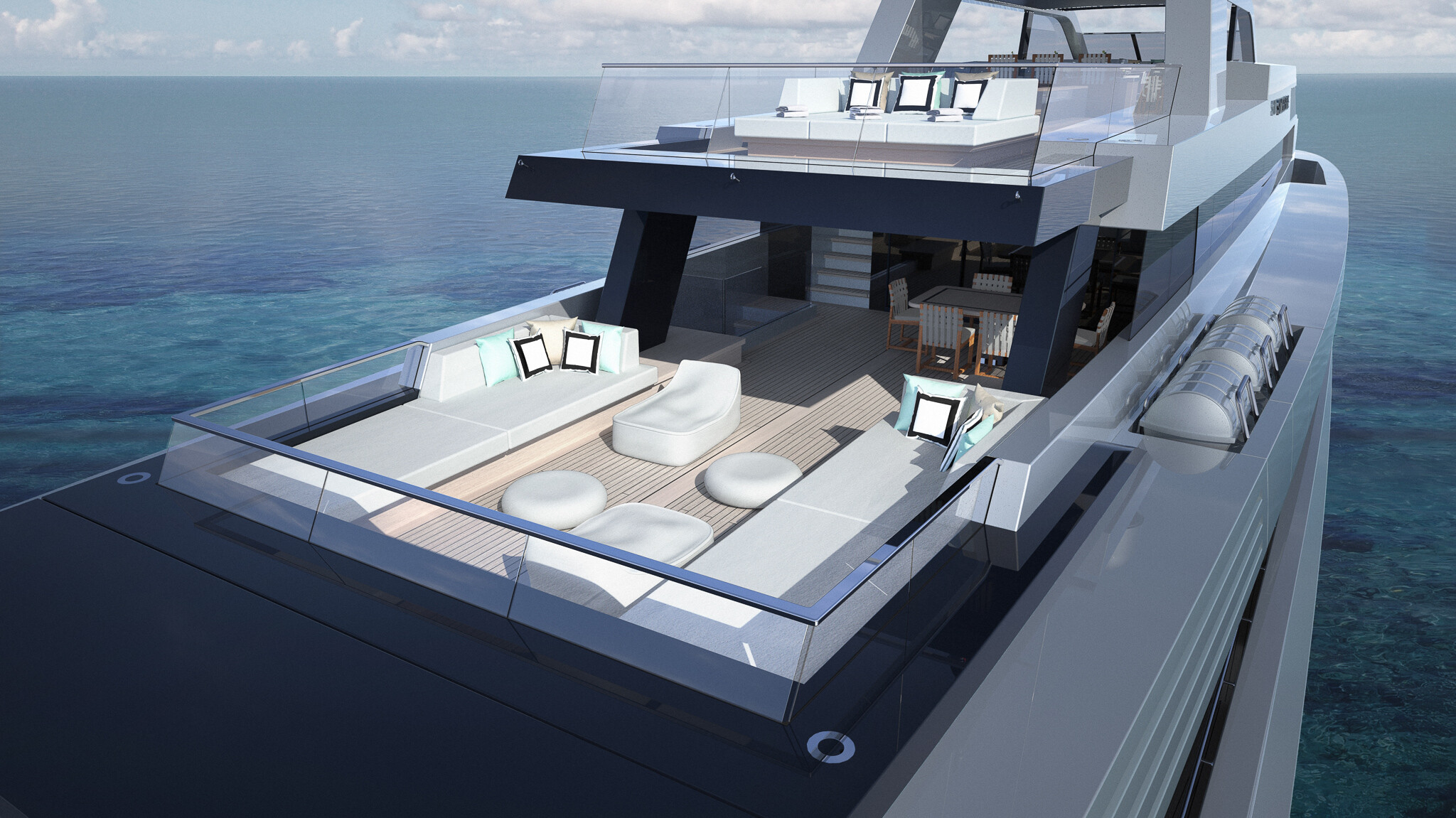 Aboard SILVER EDGE a 260ft (79.5m) luxury motor yacht for Sale available with Fraser Yachts, built by SILVER YACHTS in 2026