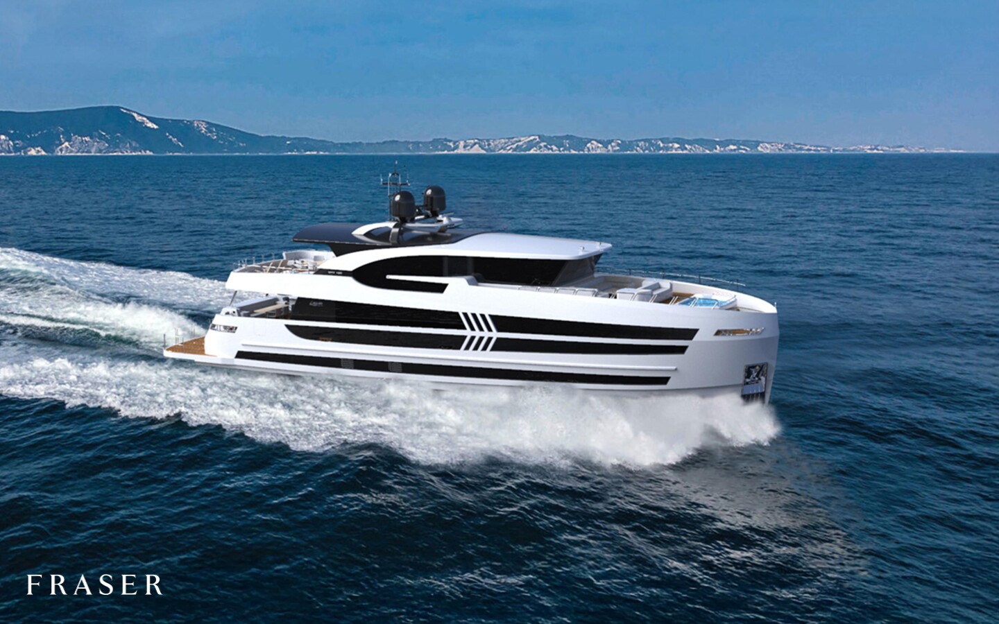 LAZZARA UHV 100 motor yacht  by Fraser Yachts, built by LAZZARA