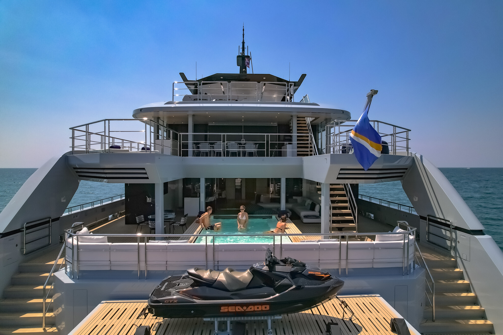 Aboard SILVERCAT SC36M HULL 803 a 117ft (35.9m) luxury motor yacht for Sale available with Fraser Yachts, built by SILVER YACHTS in 2024