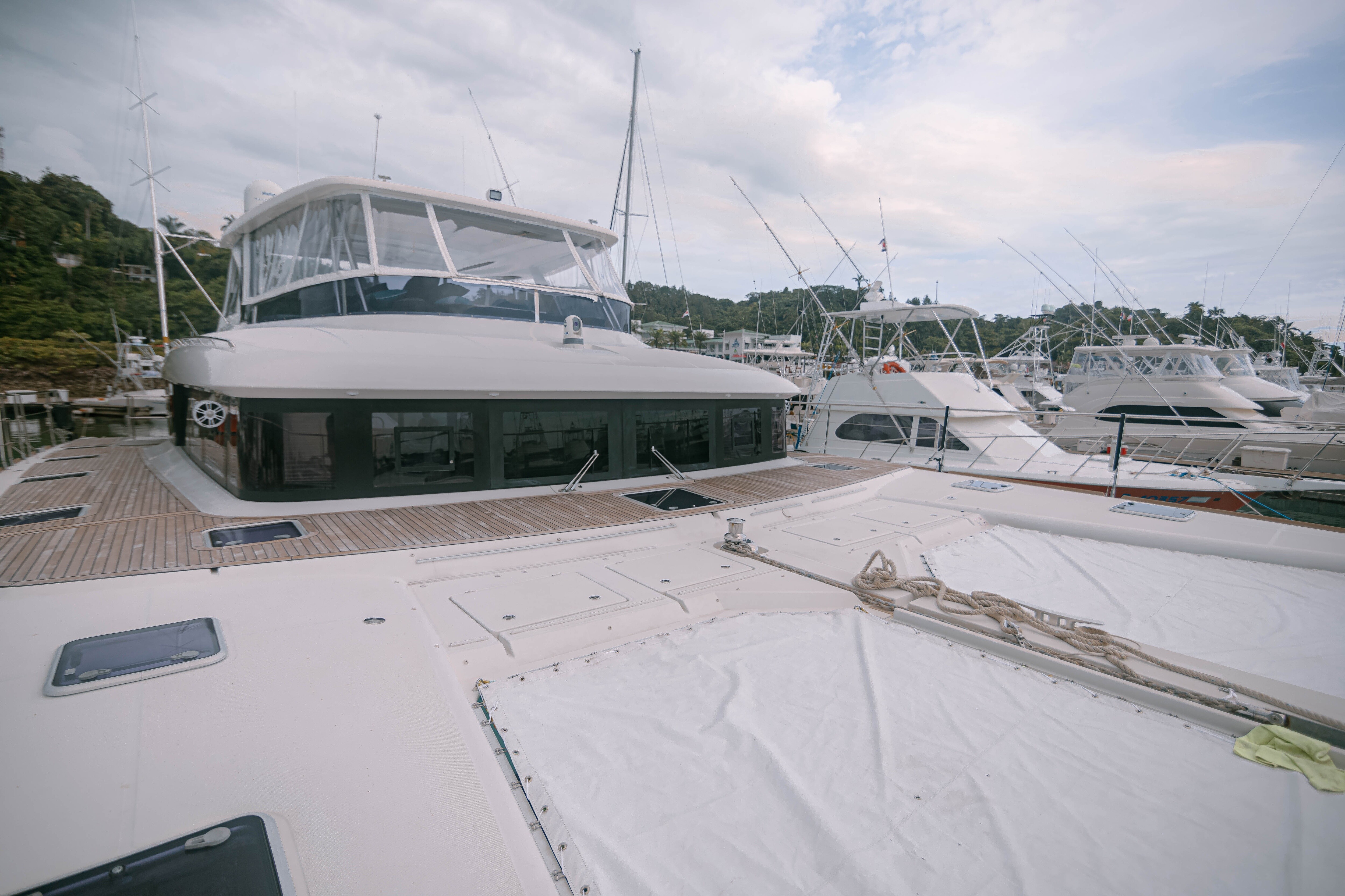 Aboard YEMANJA a 64ft (19.5m) luxury motor yacht , built by LAGOON in 2016