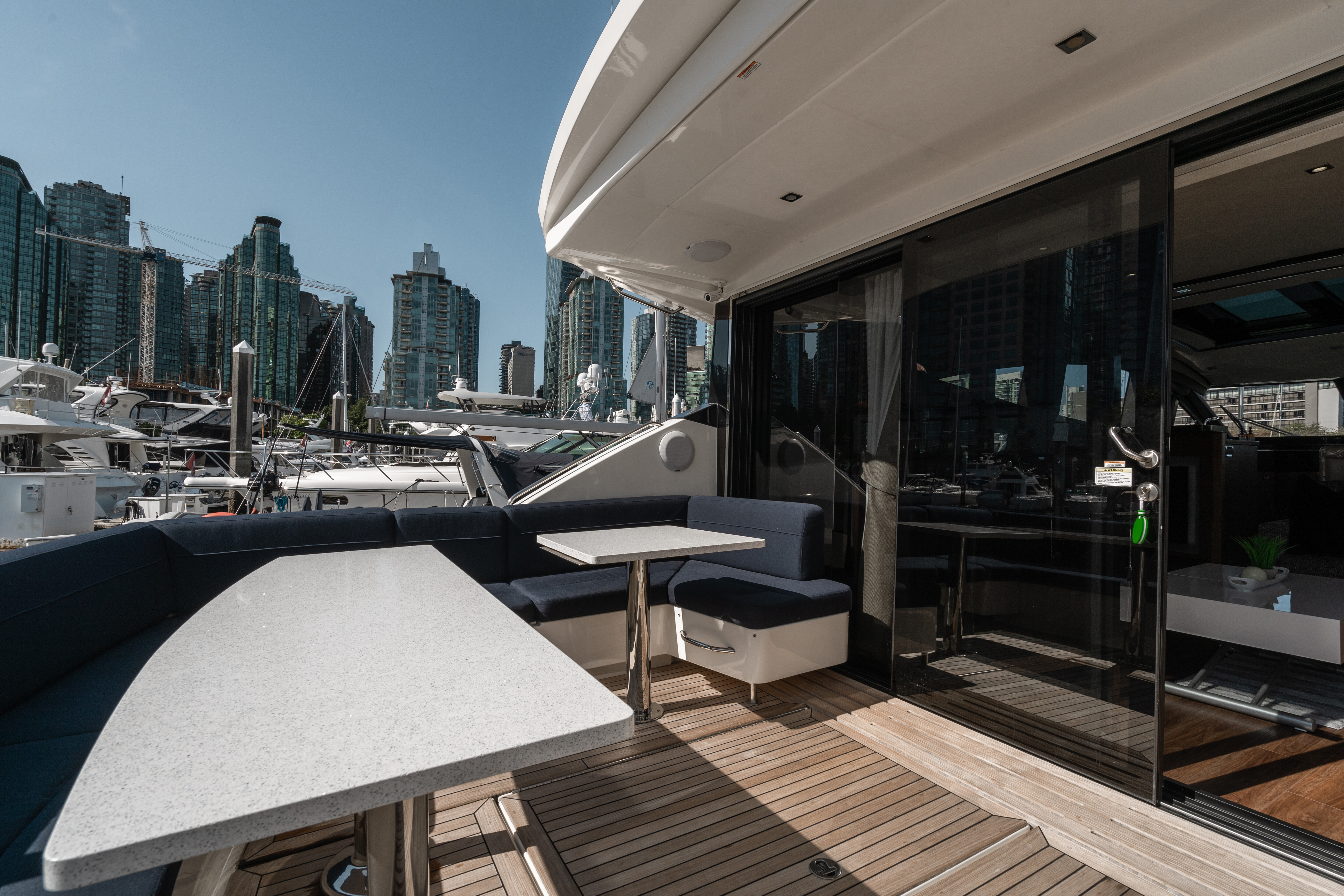 Aboard TROUBADOUR a 65ft (19.81m) luxury motor yacht , built by SEA RAY in 2015