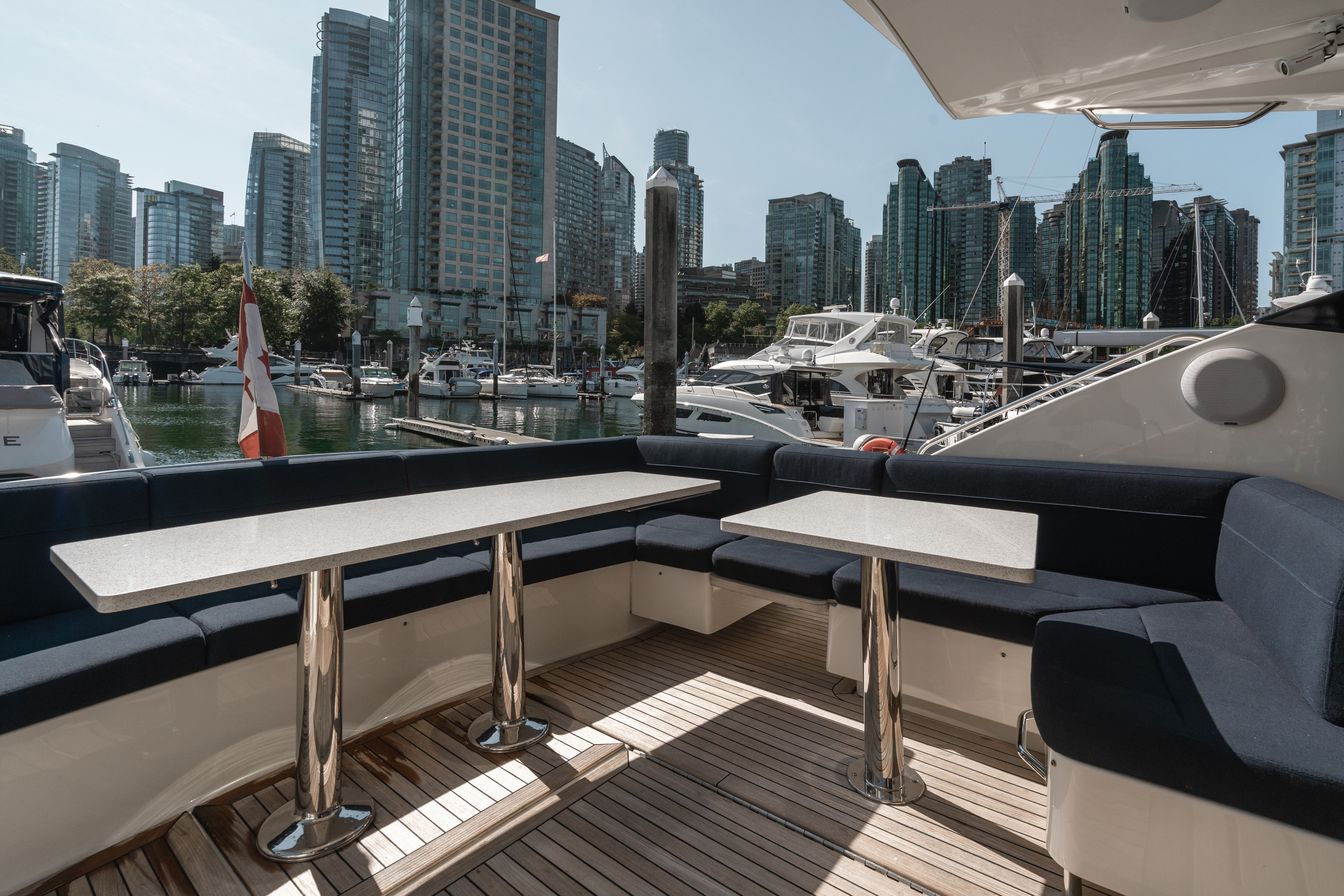 Aboard TROUBADOUR a 65ft (19.81m) luxury motor yacht , built by SEA RAY in 2015