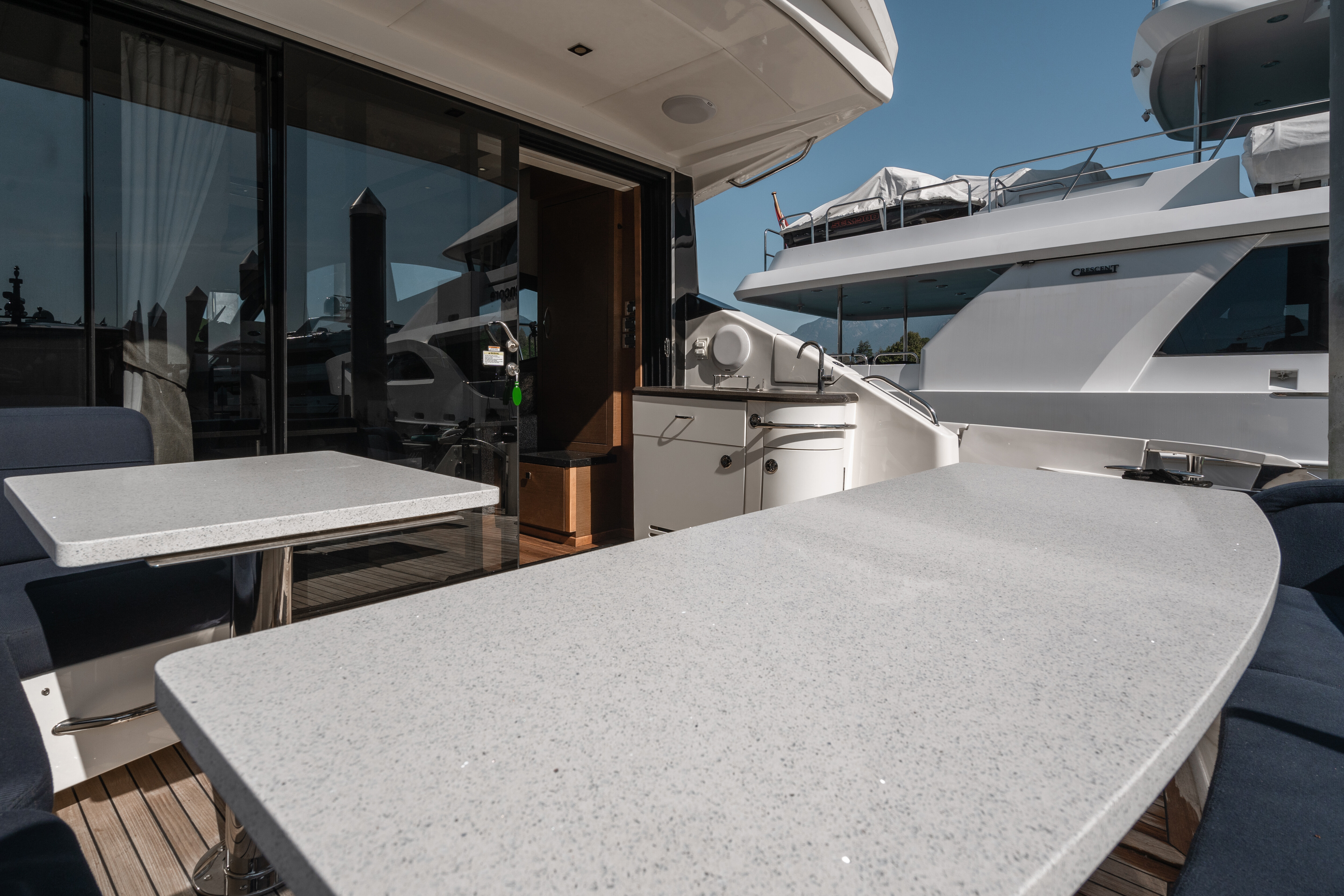 Aboard TROUBADOUR a 65ft (19.81m) luxury motor yacht , built by SEA RAY in 2015