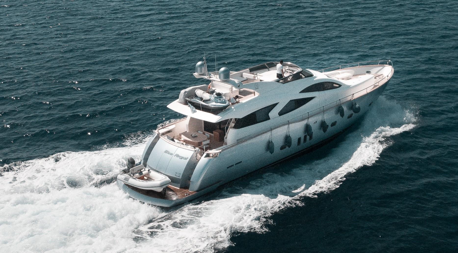 Aboard BLUE ANGEL a 76ft (23.16m) luxury motor yacht for Charter available with Fraser Yachts, built by EVO MARINE in 2007