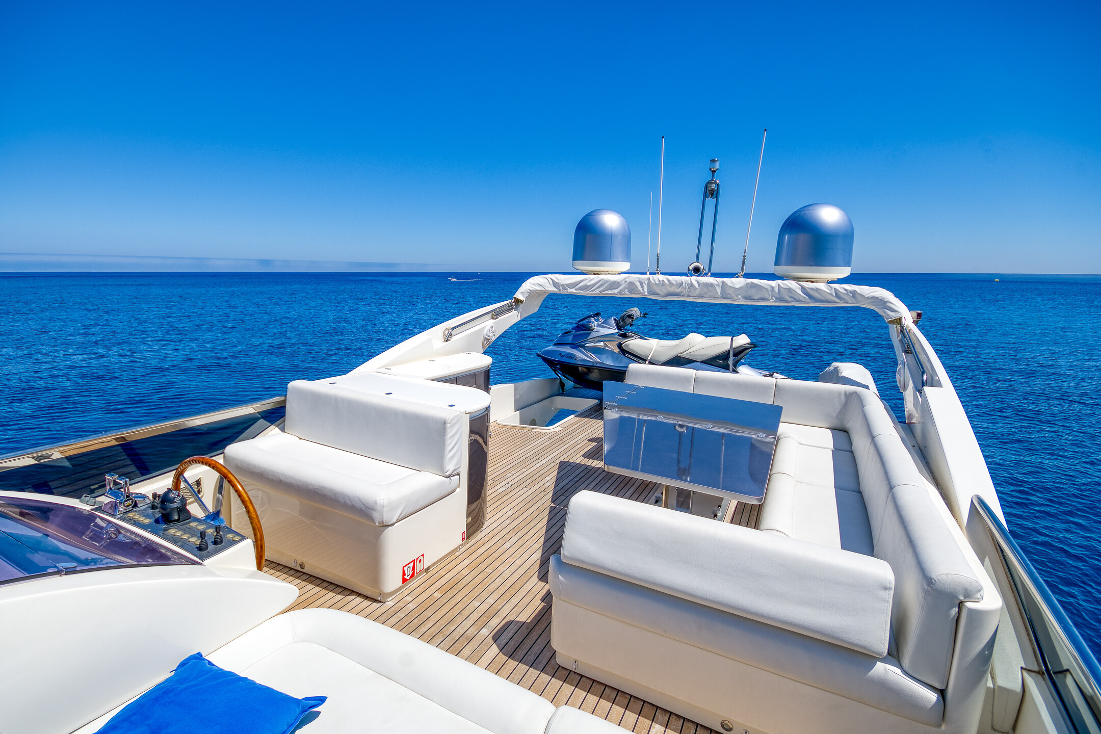 Aboard BLUE ANGEL a 76ft (23.16m) luxury motor yacht for Charter available with Fraser Yachts, built by EVO MARINE in 2007