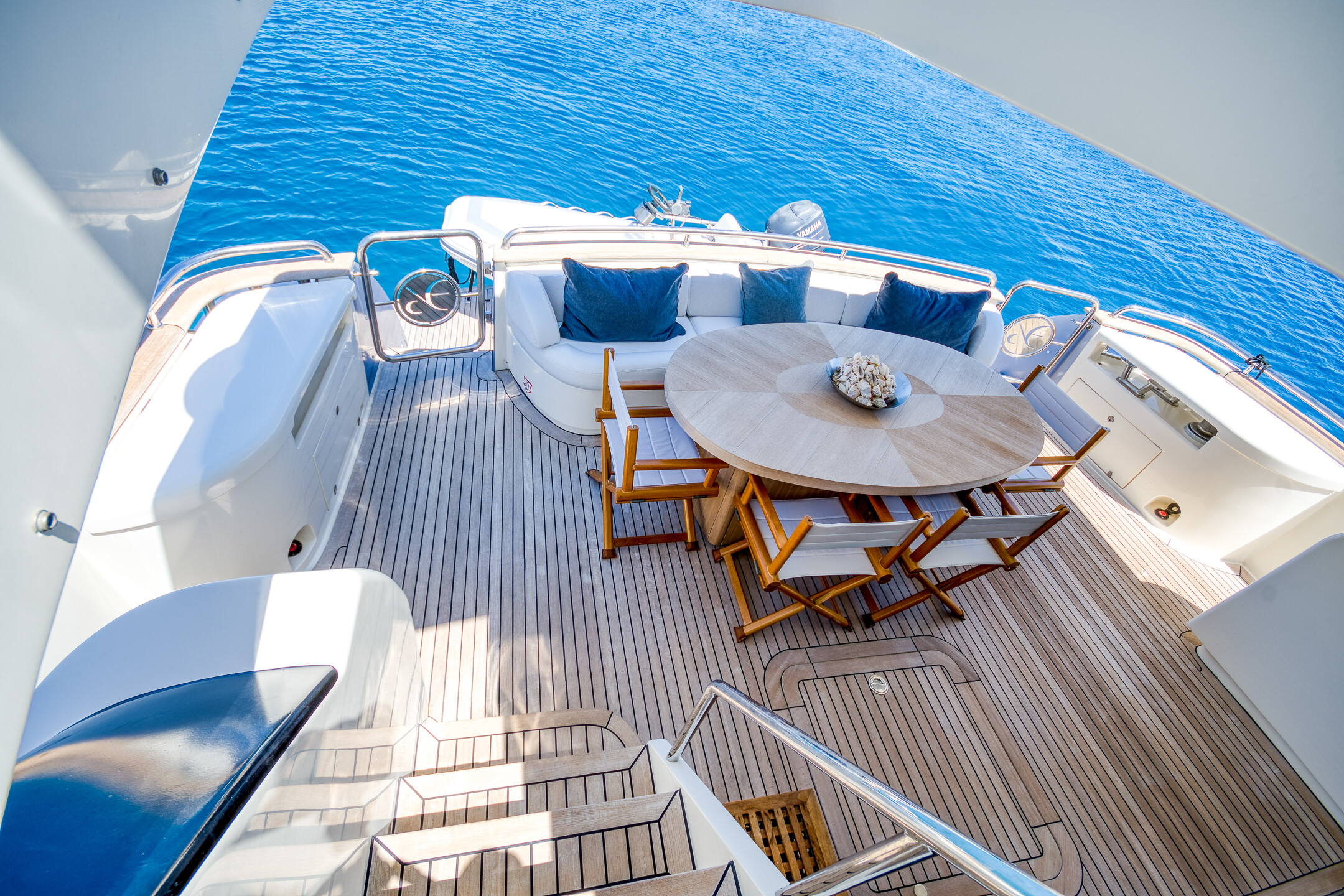 Aboard BLUE ANGEL a 76ft (23.16m) luxury motor yacht for Charter available with Fraser Yachts, built by EVO MARINE in 2007