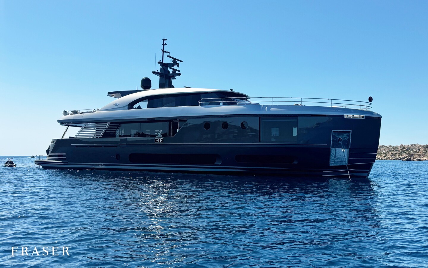 Aboard ALMA III a 97ft (29.63m) luxury motor yacht for Charter available with Fraser Yachts, built by AZIMUT in 2024