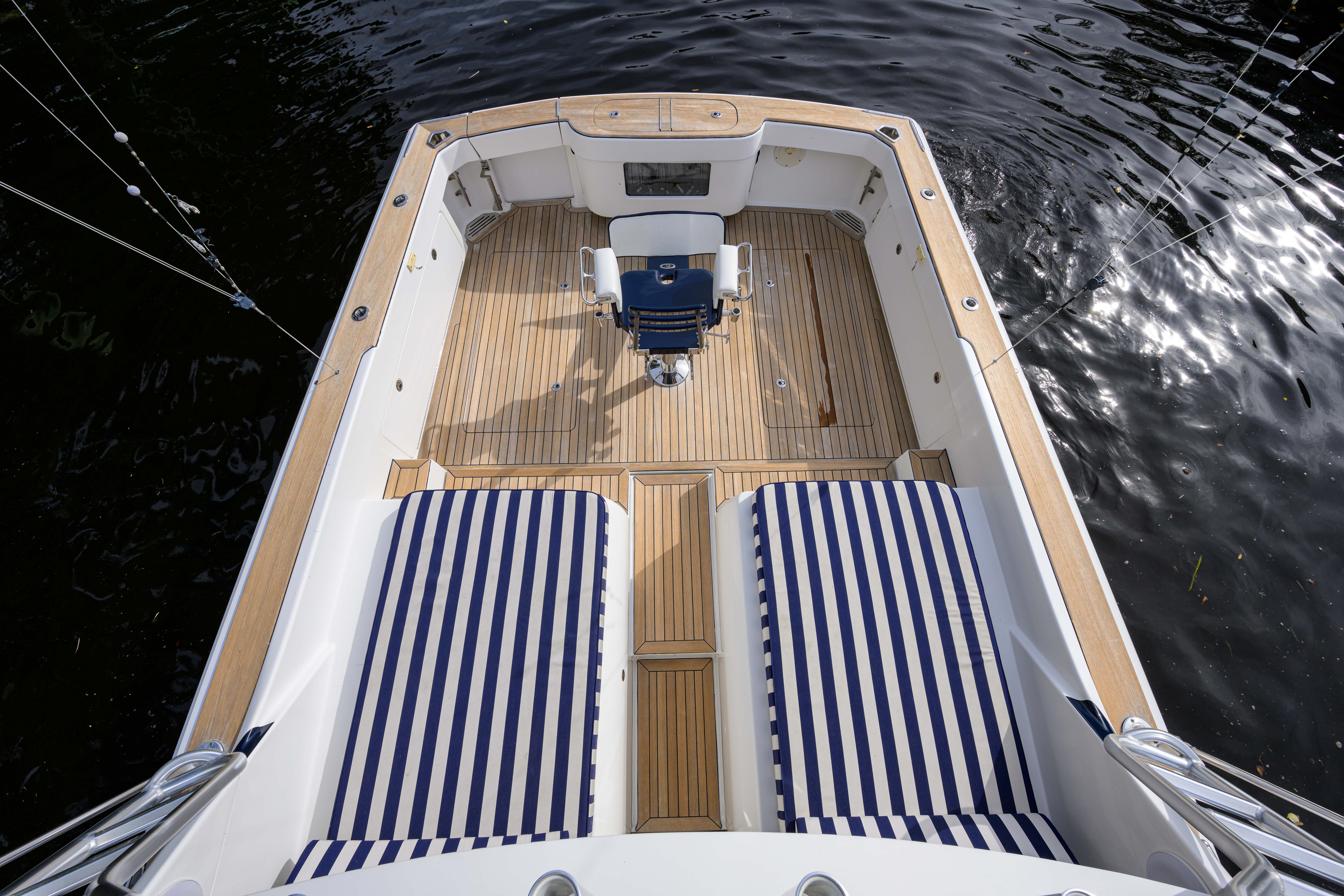 Aboard GRIS GRIS a 35ft (10.69m) luxury motor yacht for Sale available with Fraser Yachts, built by BERTRAM YACHTS in 2018