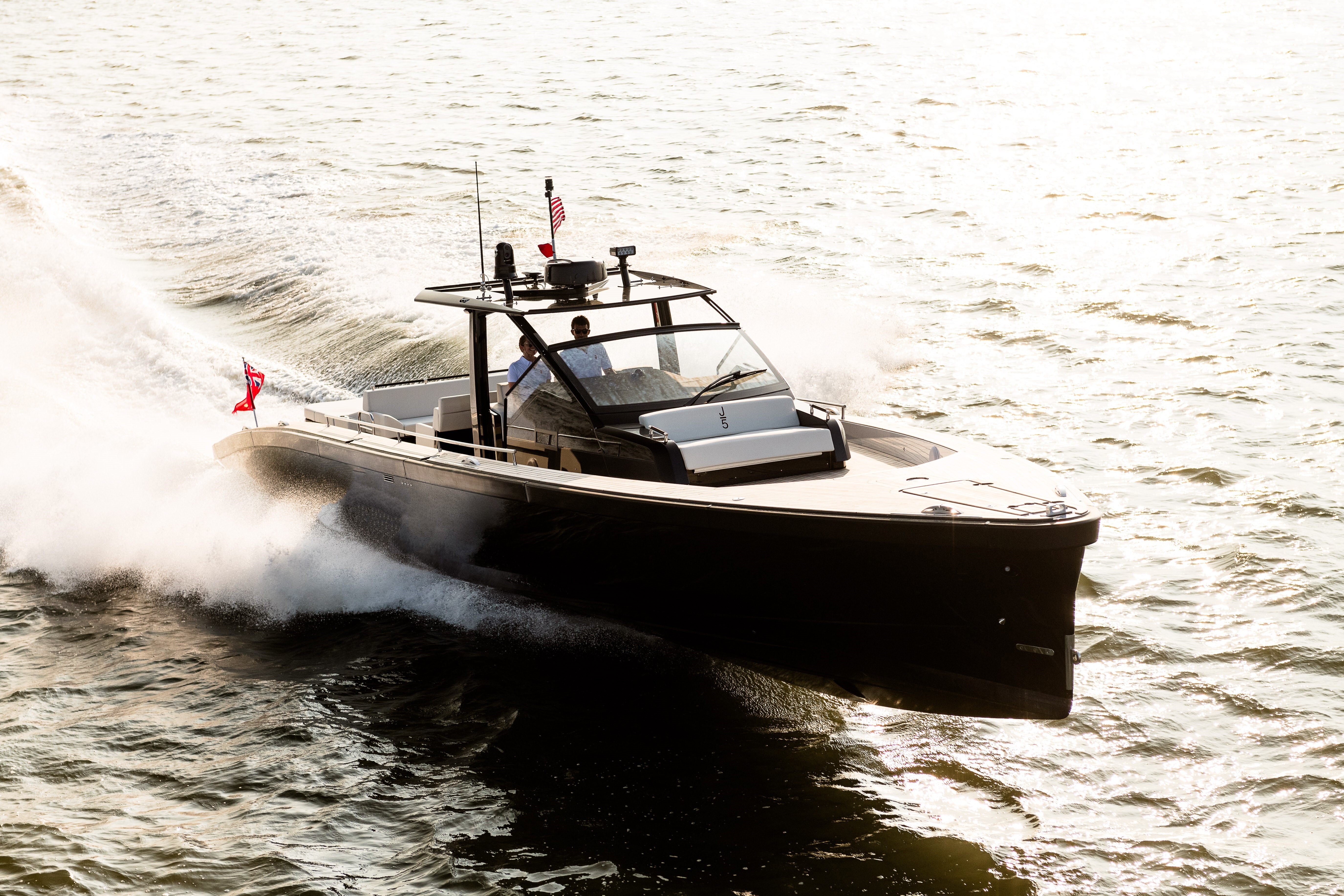 Aboard WINDY SR52 BLACKBIRD a 52ft (16.02m) luxury motor yacht , built by WINDY SCANDINAVIA AB in 2023