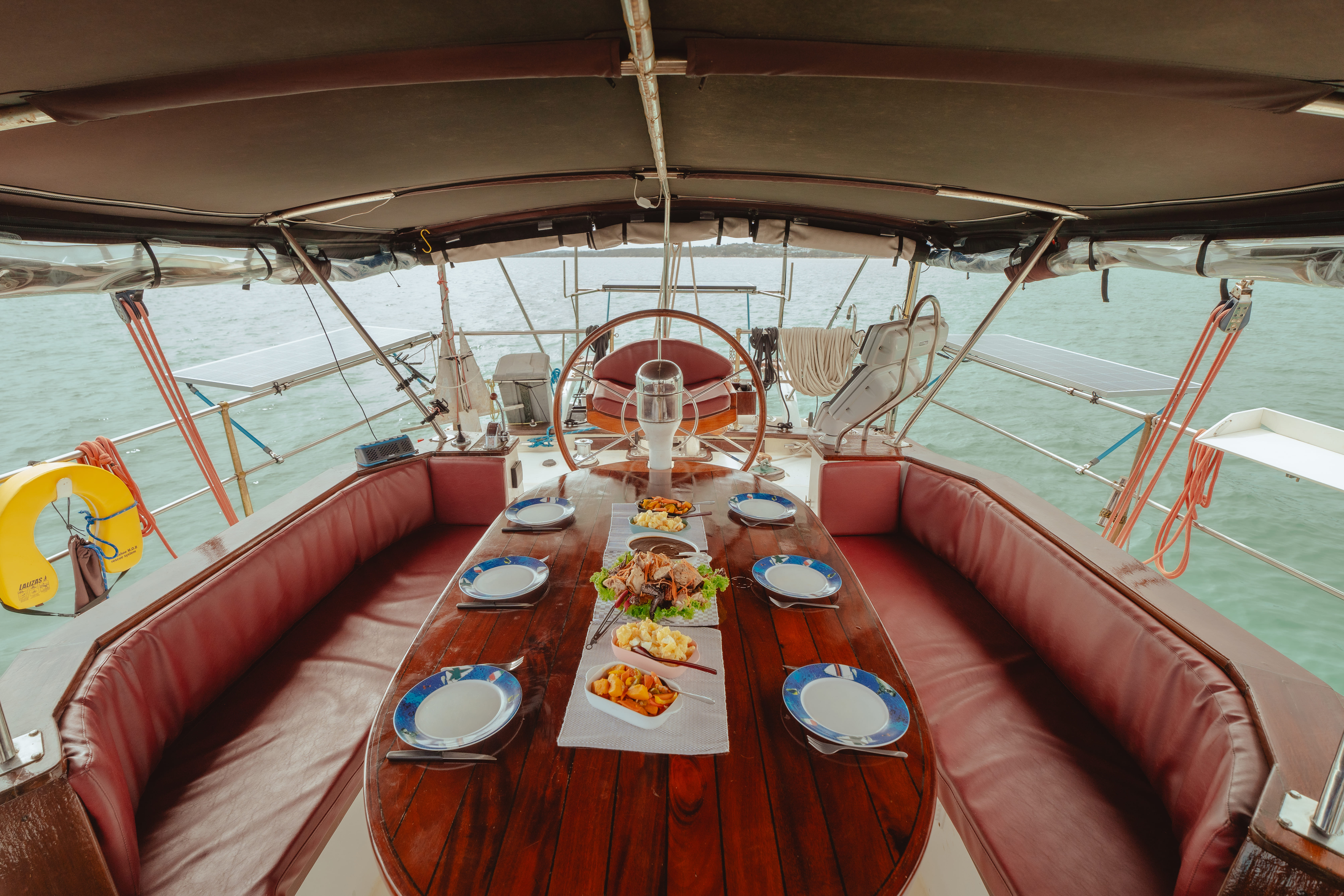 Aboard SJOSTROM a 96ft (29.26m) luxury sailing yacht for Sale available with Fraser Yachts, built by RICHMOND BOATWORKS USA in 2013