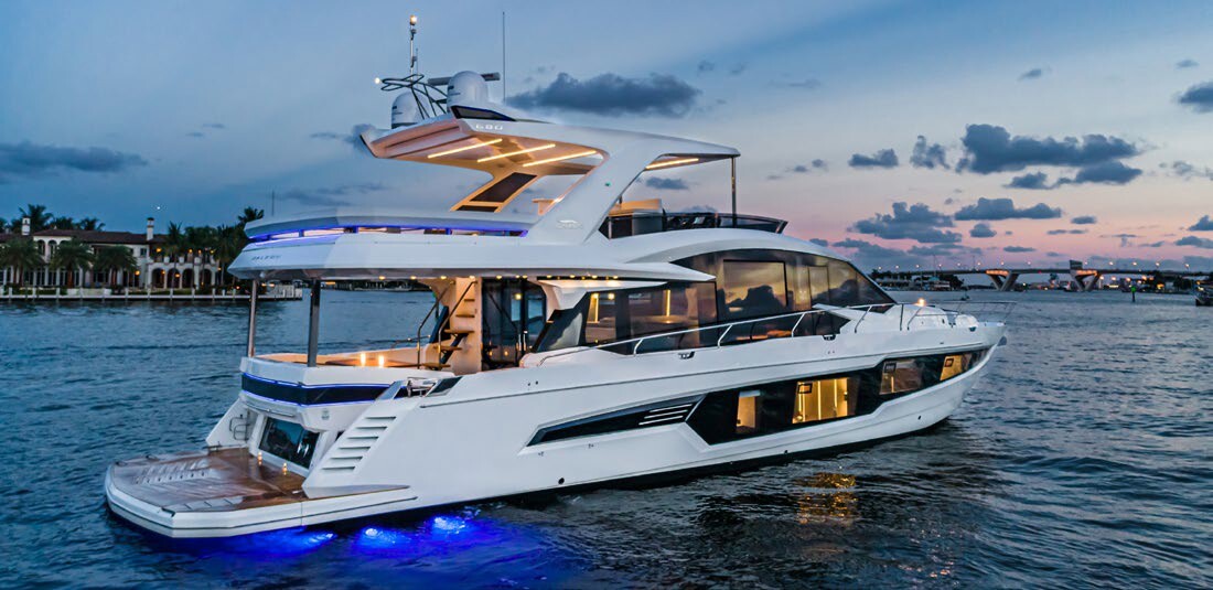 Aboard FIRST ELEMENT a 72ft (22.2m) luxury motor yacht for Sale available with Fraser Yachts, built by GALEON in 2021