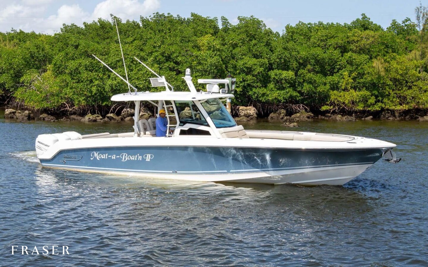 MOAT-A-BOAT'N sailing yacht for Sale by Fraser Yachts, built by BOSTON WHALER