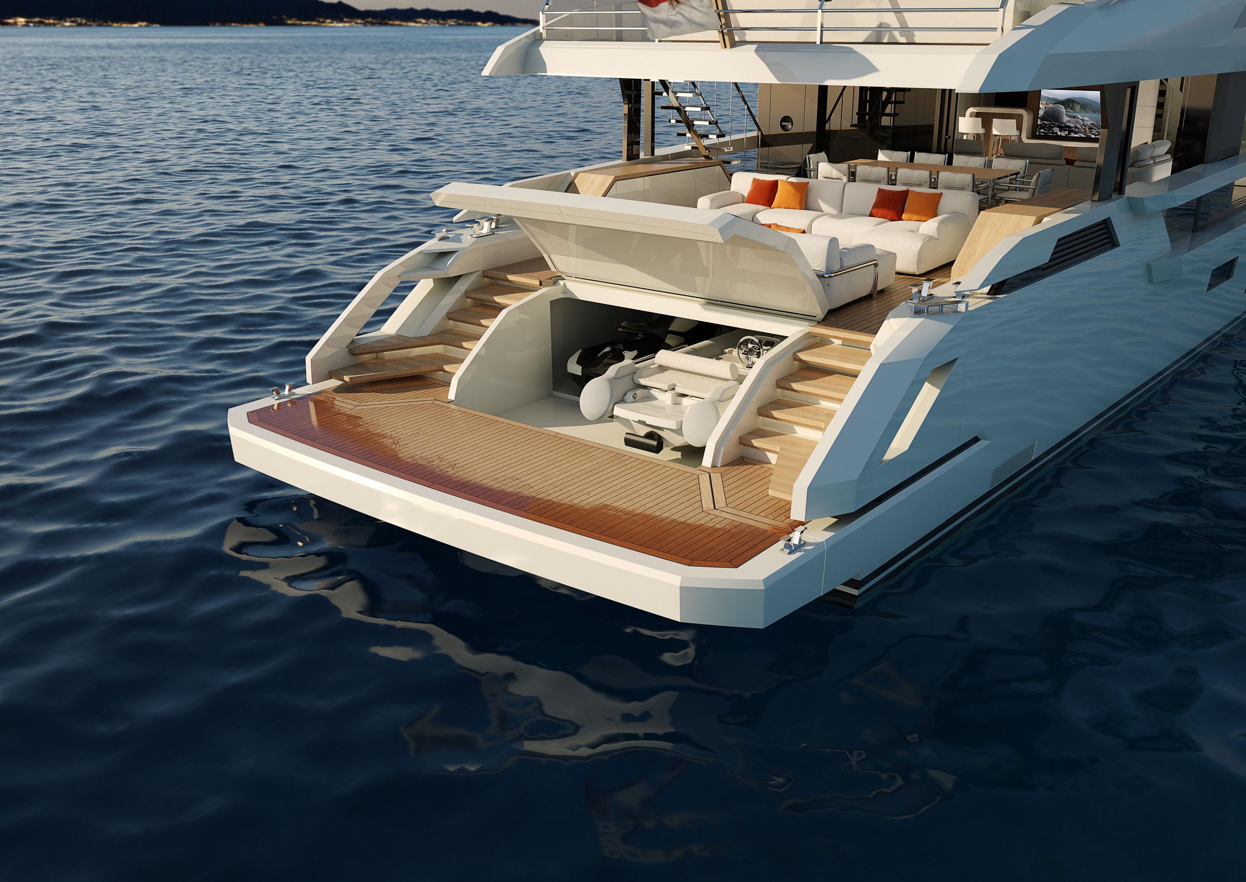 Aboard TRIBALE 95 a 95ft (29.11m) luxury motor yacht , built by TRIBALE YACHTS in 2025
