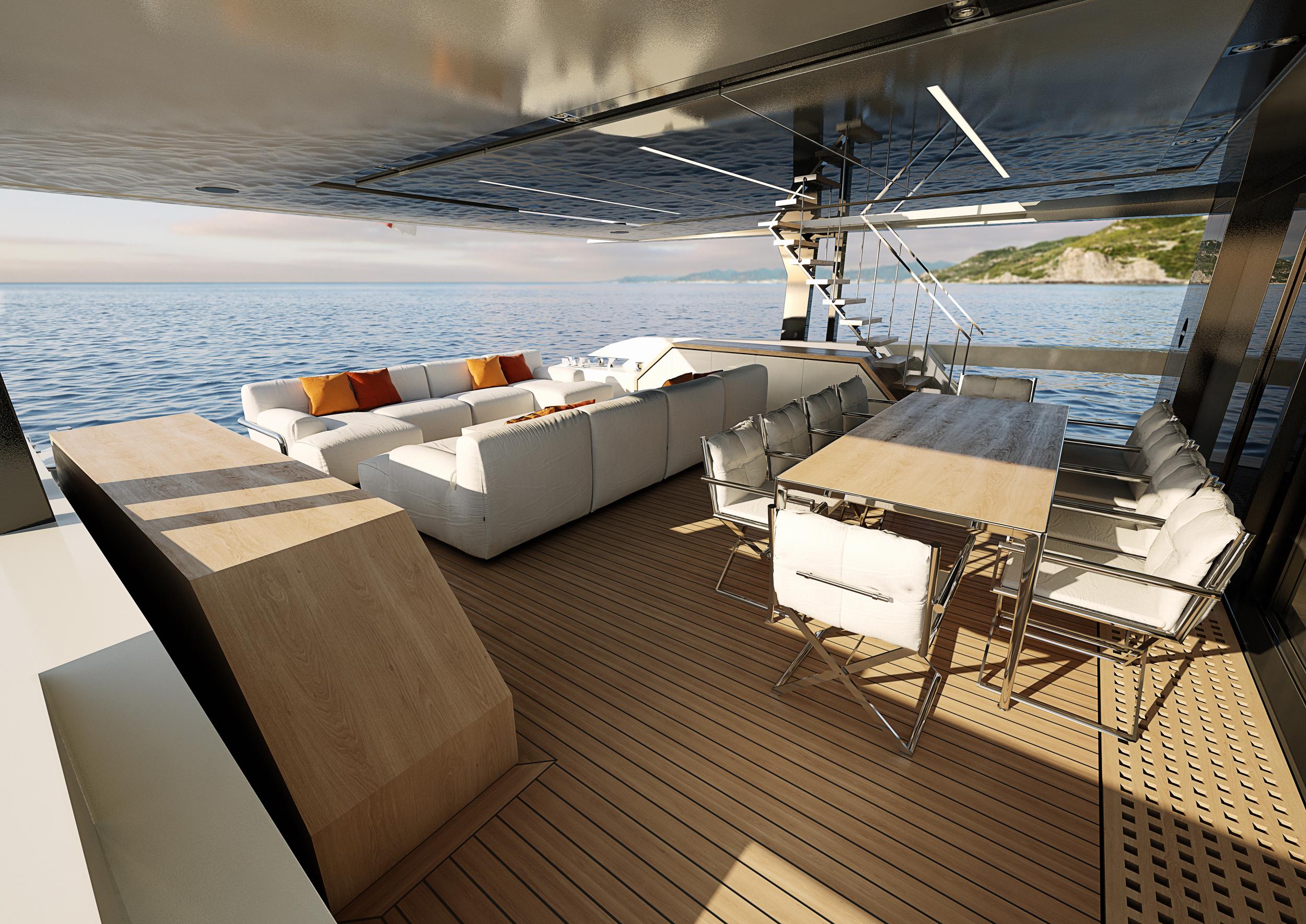 Aboard TRIBALE 95 a 95ft (29.11m) luxury motor yacht , built by TRIBALE YACHTS in 2025