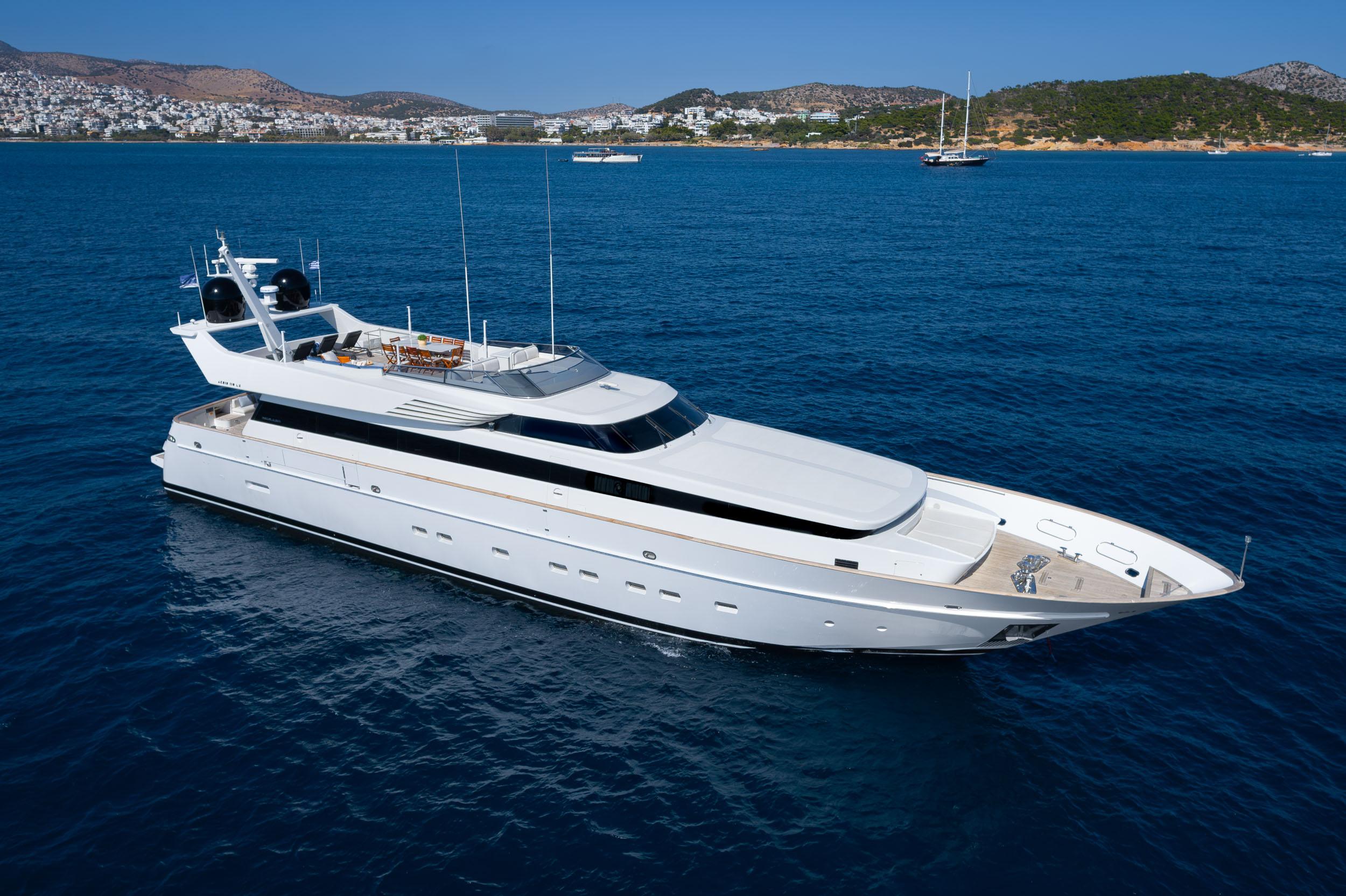 Aboard ENERGY a 110ft (33.6m) luxury motor yacht for Charter available with Fraser Yachts, built by CANTIERI DI PISA in 2001