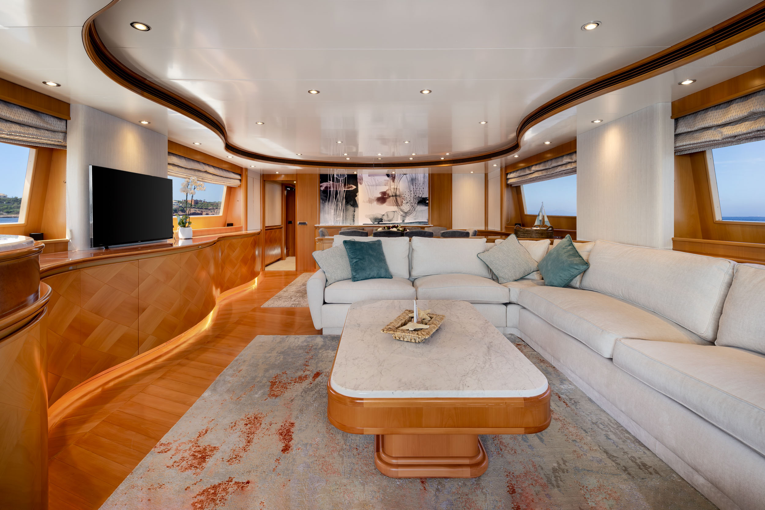 Aboard ENERGY a 110ft (33.6m) luxury motor yacht for Charter available with Fraser Yachts, built by CANTIERI DI PISA in 2001
