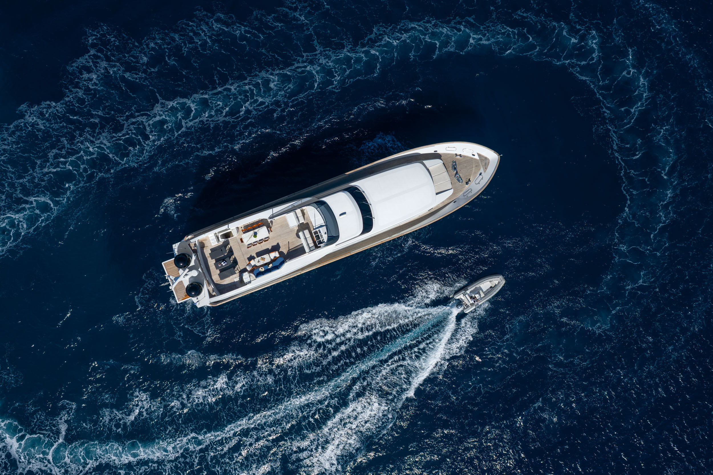 Aboard ENERGY a 110ft (33.6m) luxury motor yacht for Charter available with Fraser Yachts, built by CANTIERI DI PISA in 2001