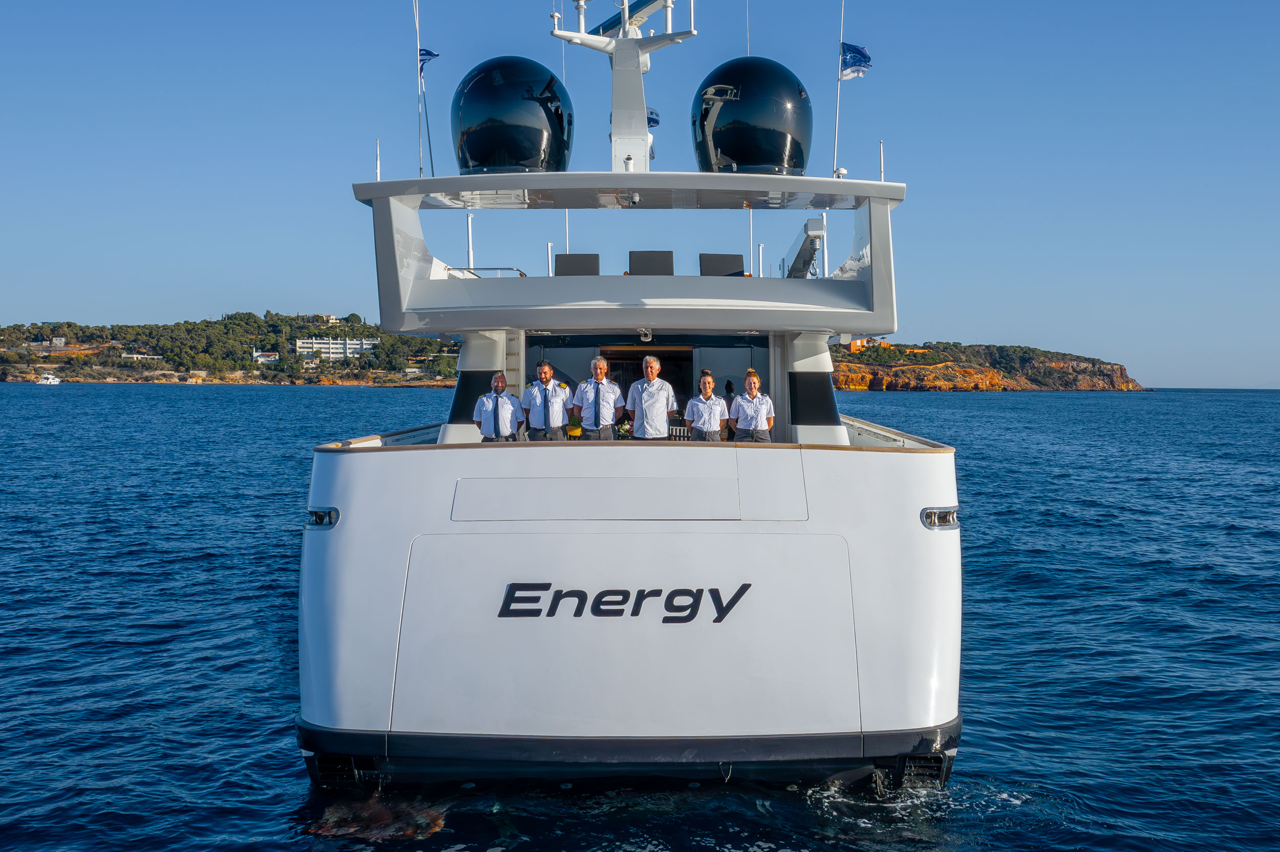 Aboard ENERGY a 110ft (33.6m) luxury motor yacht for Charter available with Fraser Yachts, built by CANTIERI DI PISA in 2001