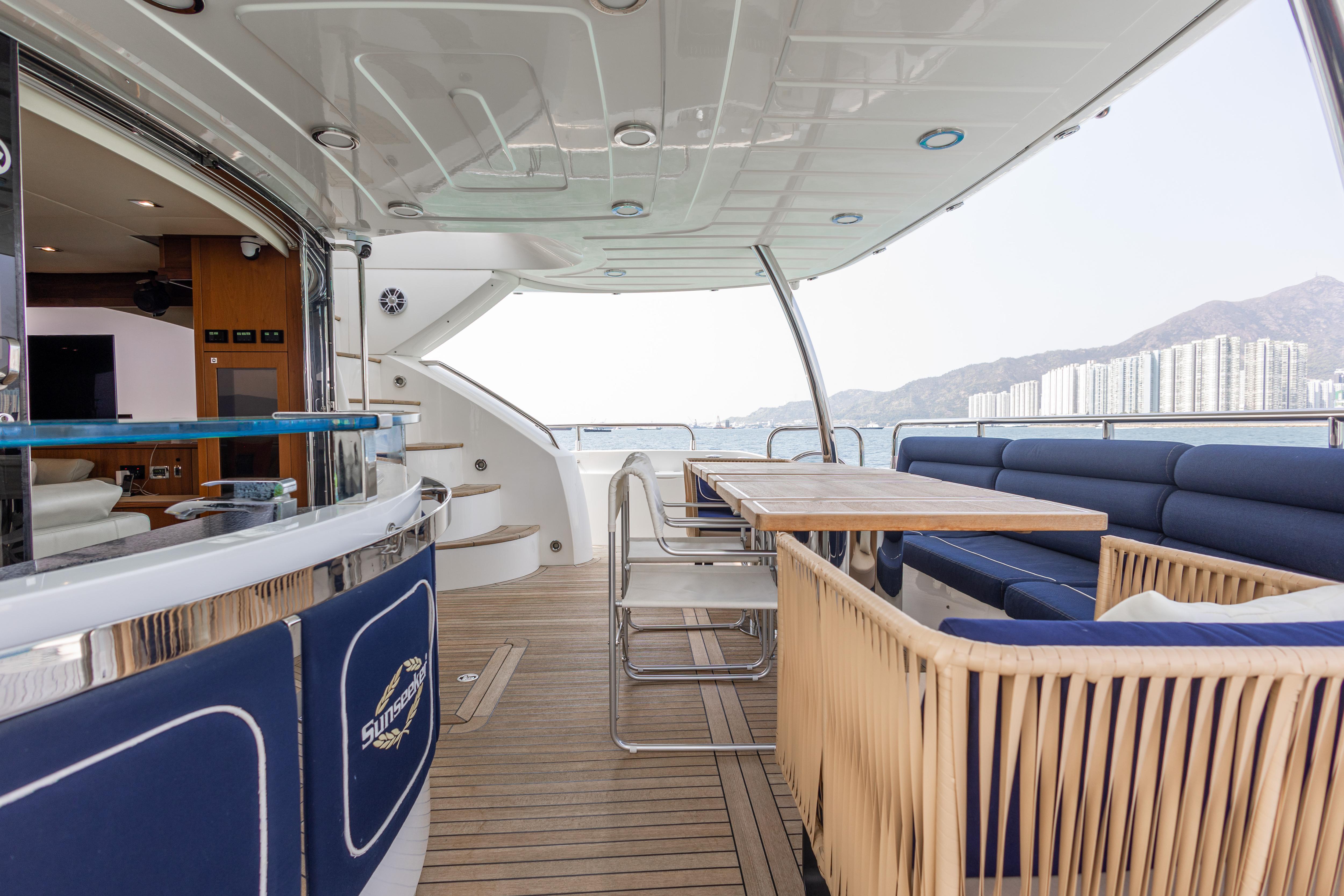 ACE motor yacht by Fraser Yachts, built by SUNSEEKER