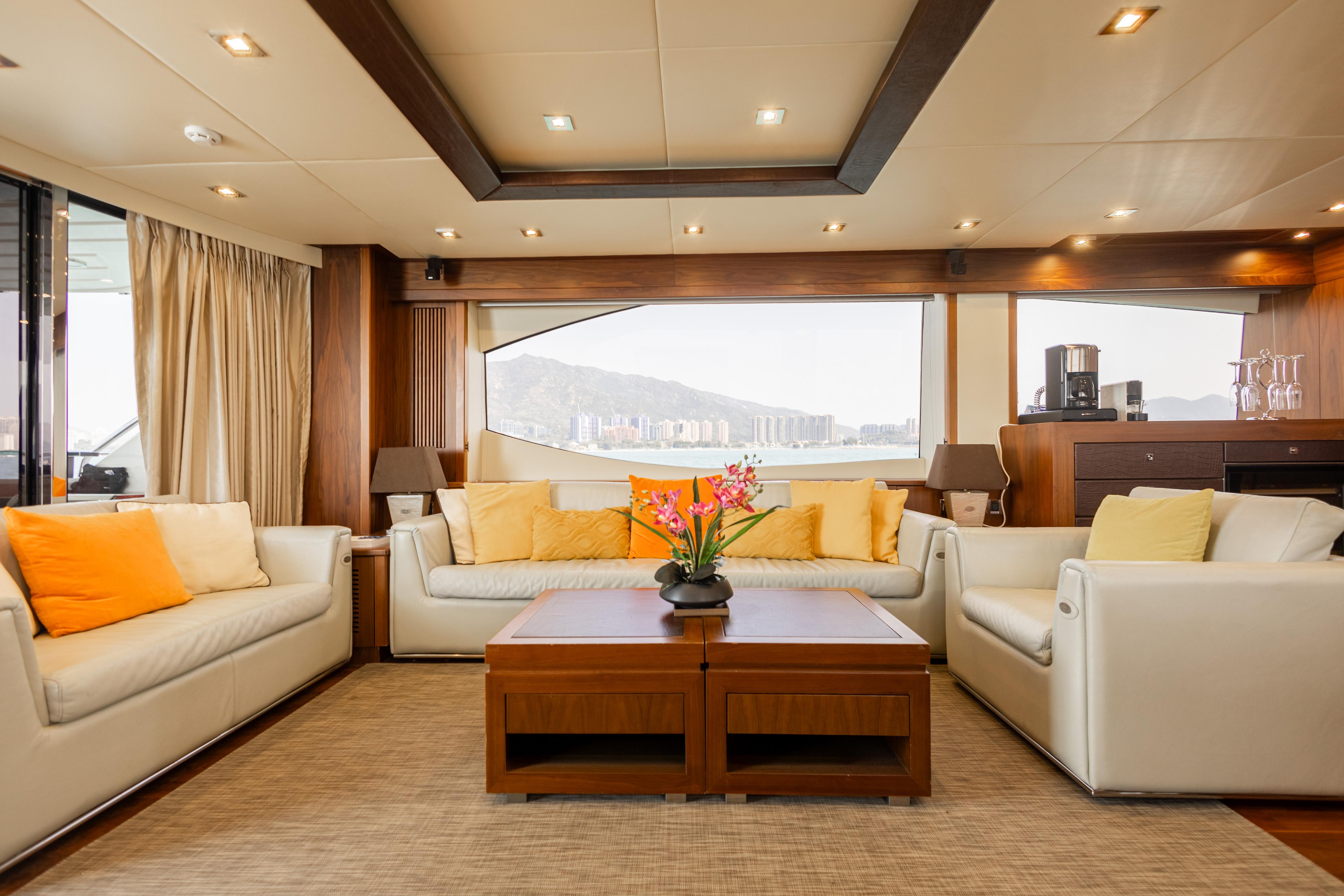 ACE motor yacht  by Fraser Yachts, built by SUNSEEKER