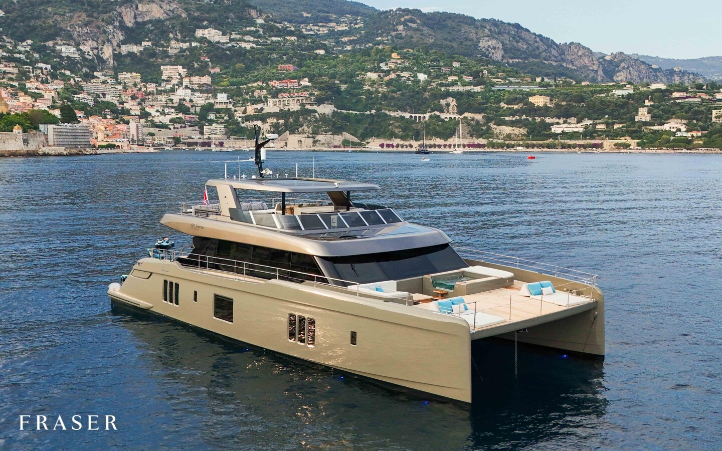 AMITATU motor yacht for Charter by Fraser Yachts, built by SUNREEF YACHTS