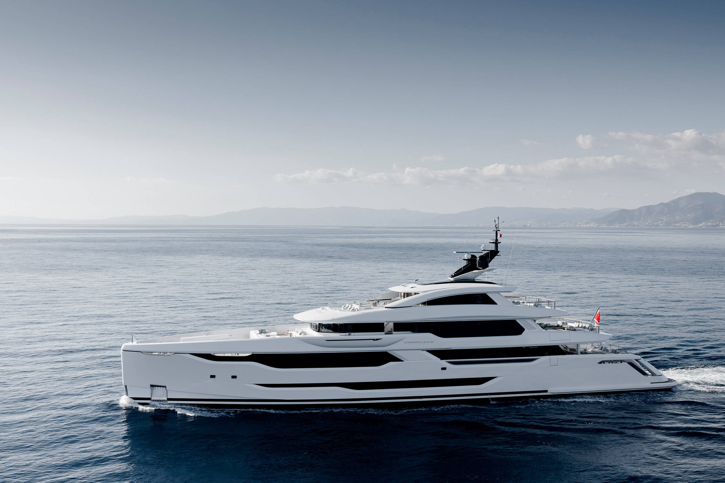 O'MADELEINE motor yacht for Charter by Fraser Yachts, built by GOLDEN YACHTS