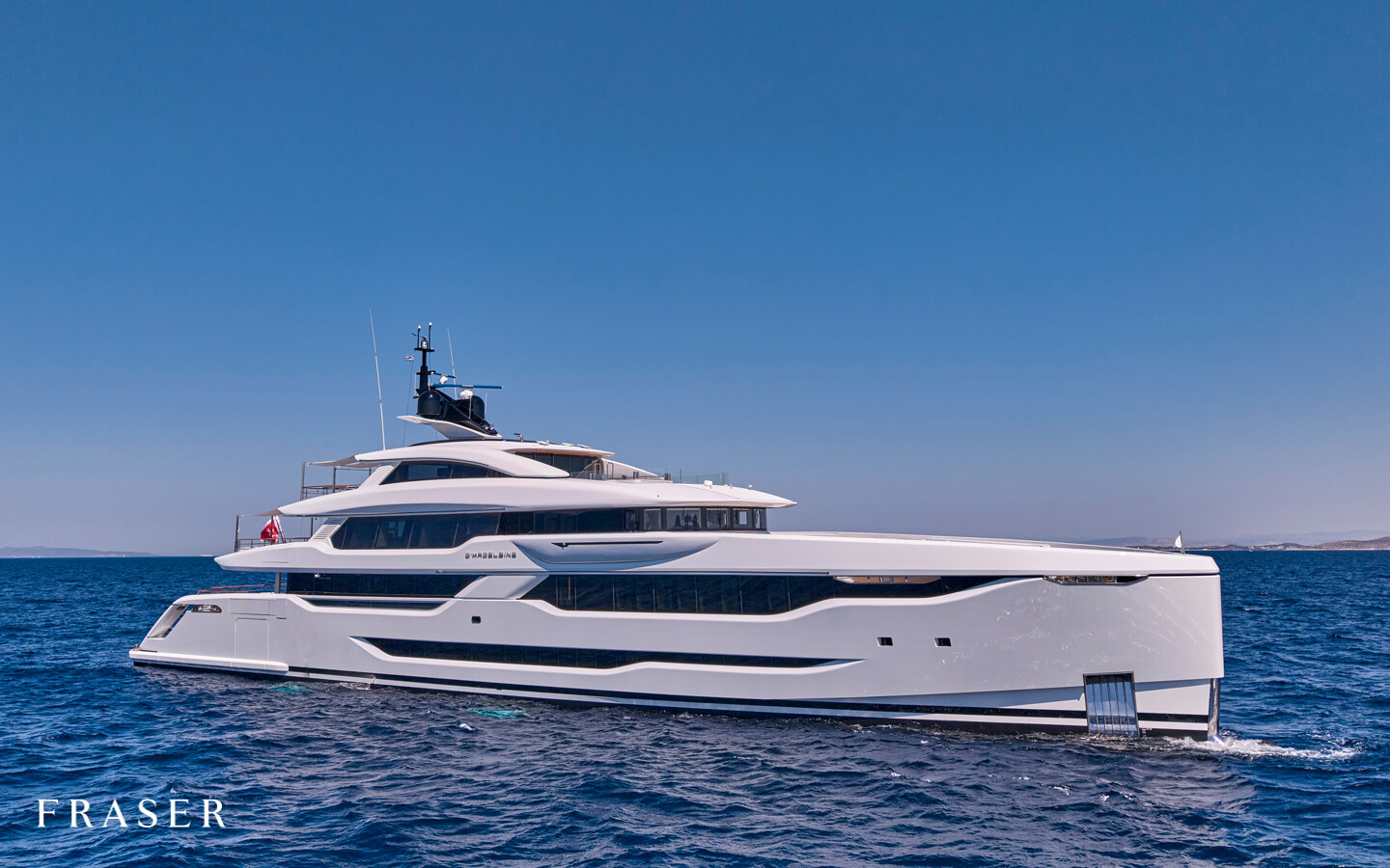 O'MADELEINE motor yacht for Charter by Fraser Yachts, built by GOLDEN YACHTS