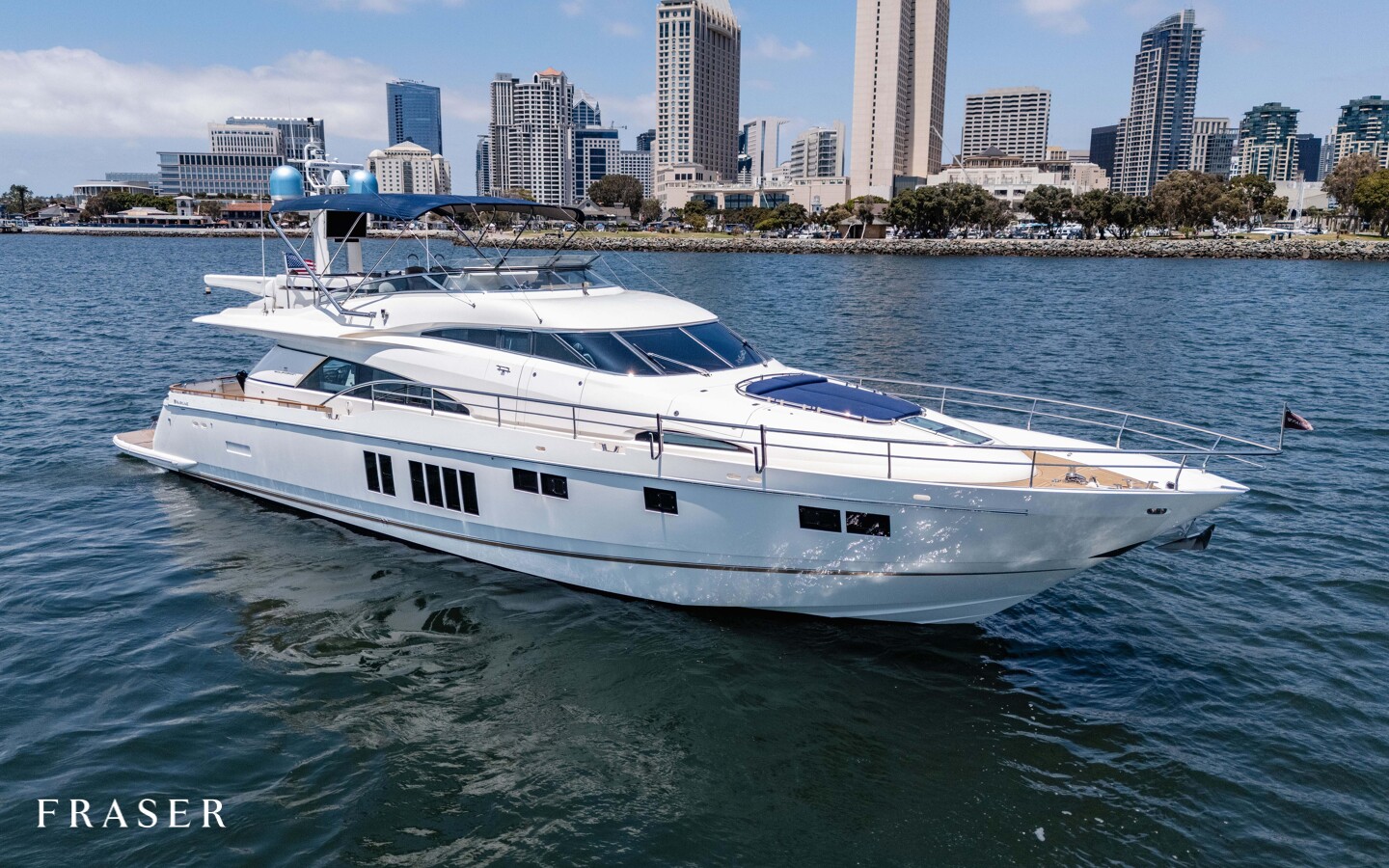 SEA HAMMOCK motor yacht for Sale by Fraser Yachts, built by FAIRLINE YACHTS