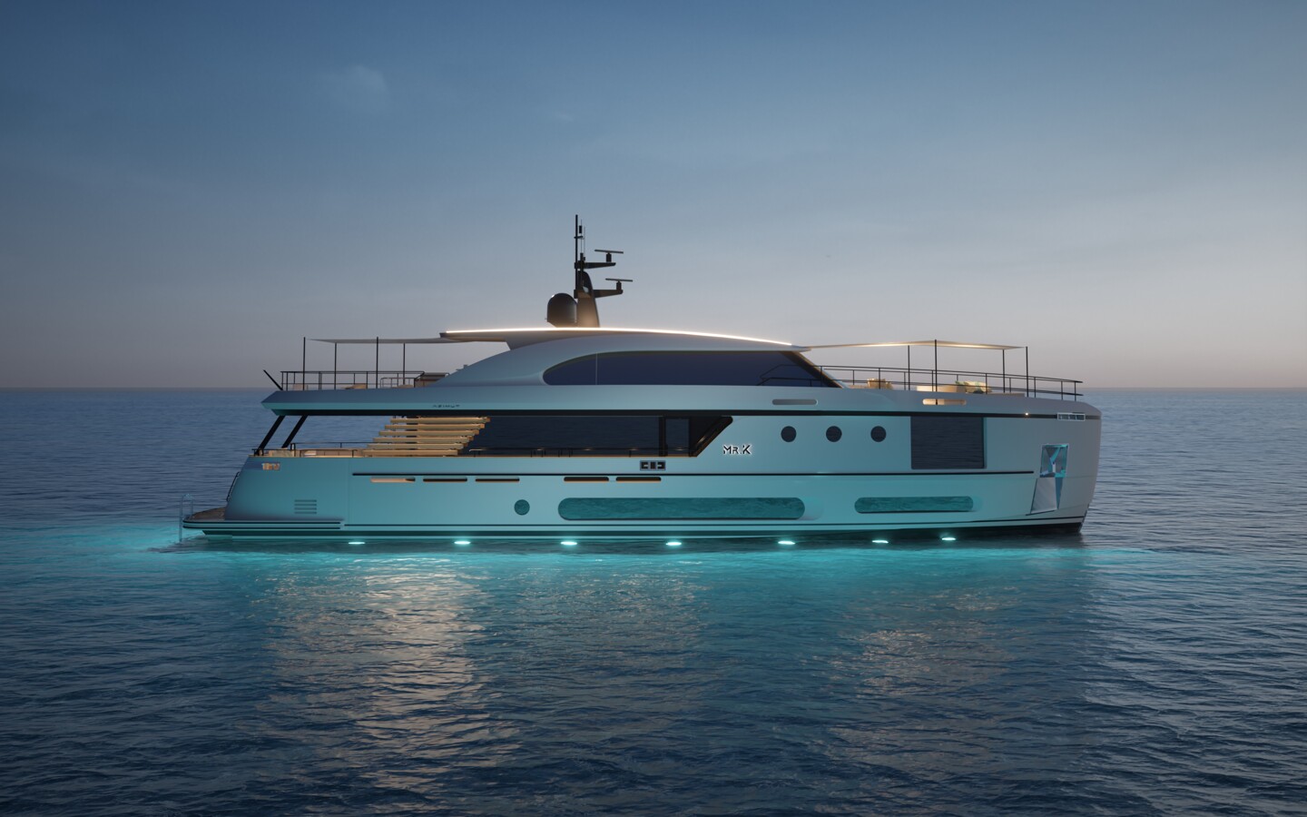 MR. K motor yacht for Charter by Fraser Yachts, built by AZIMUT
