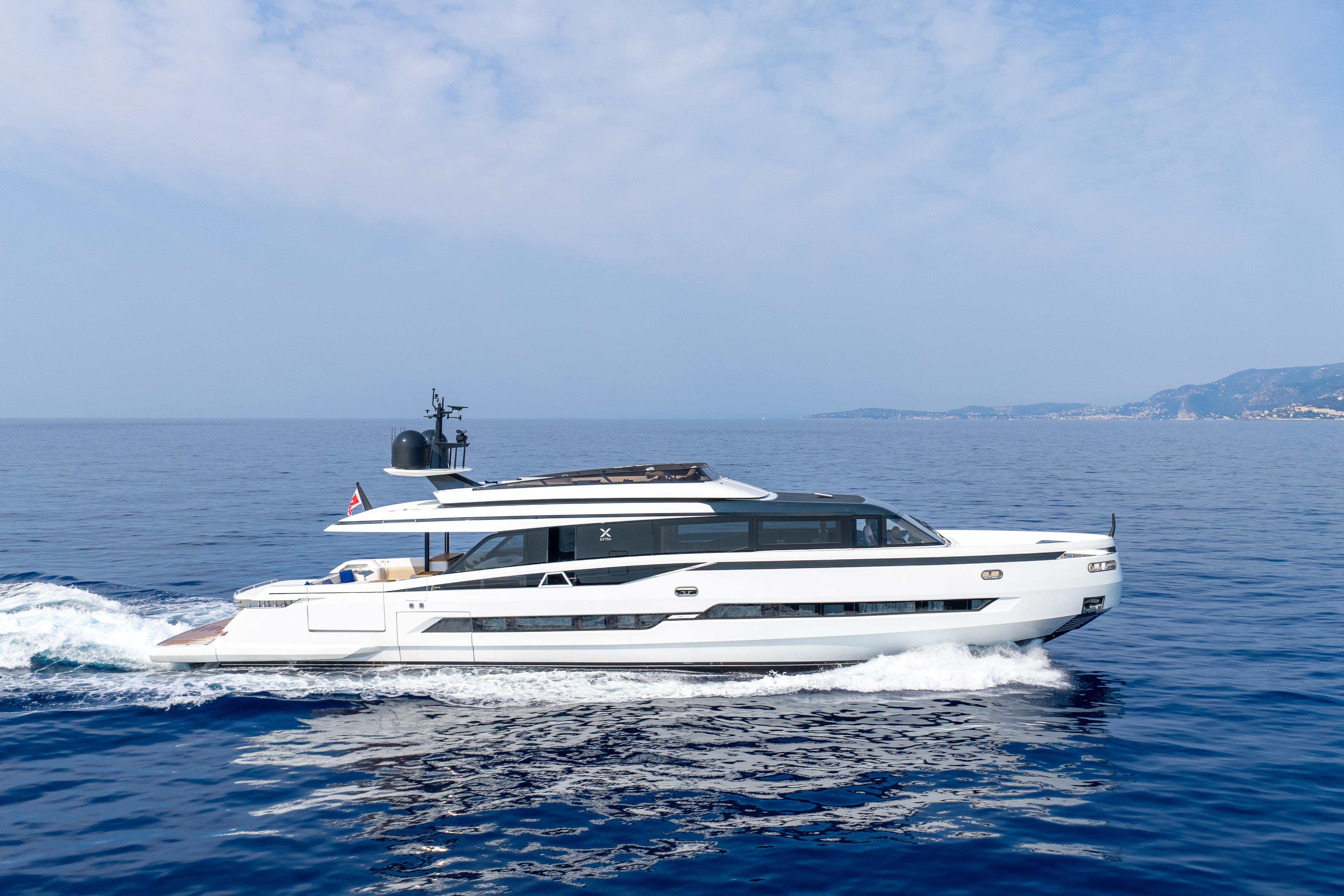 X ONE motor yacht for Sale by Fraser Yachts, built by EXTRA YACHTS