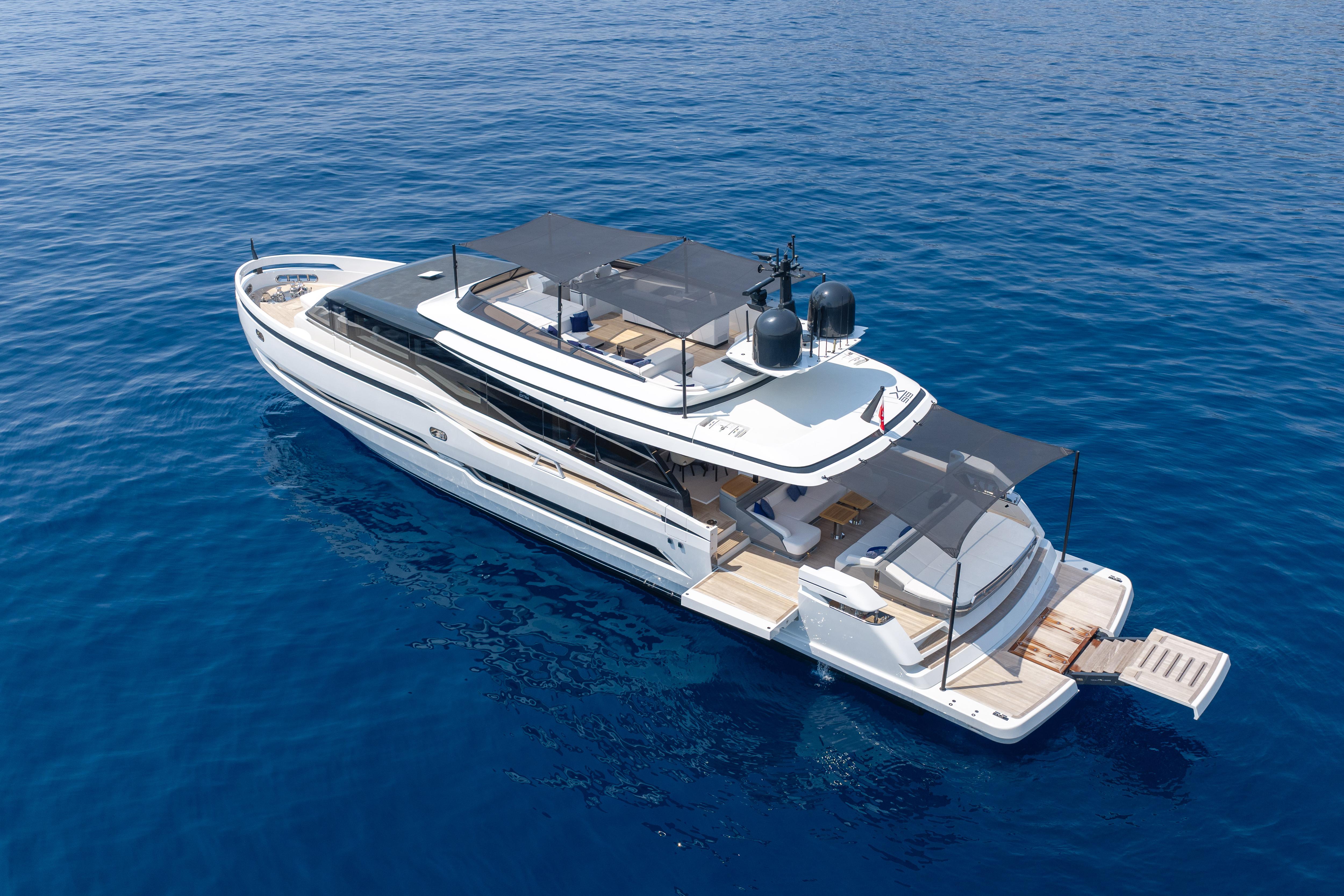 X ONE motor yacht for Sale by Fraser Yachts, built by EXTRA YACHTS