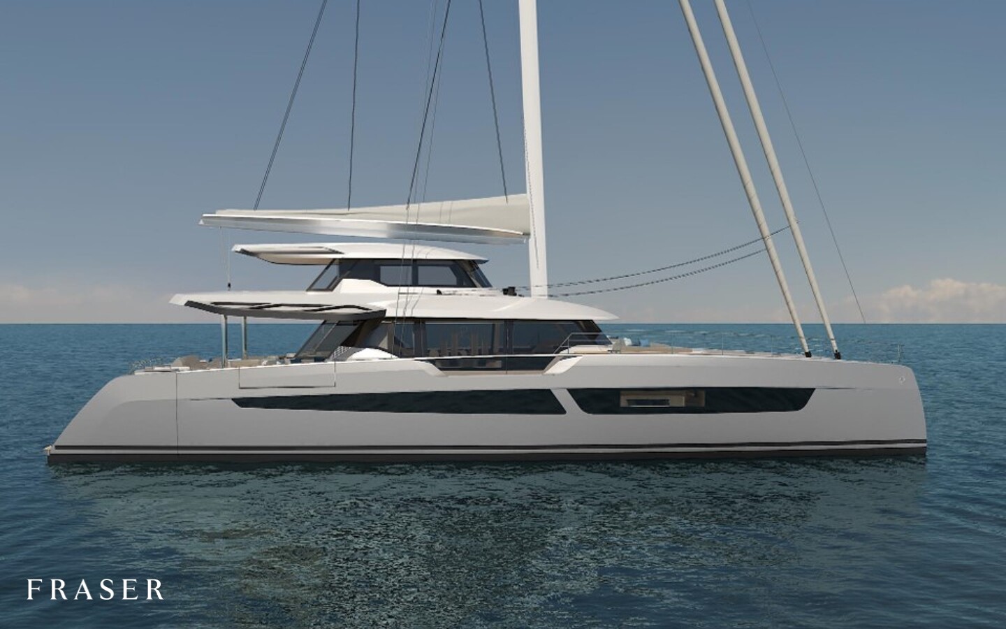FPY 110S sailing yacht for Sale by Fraser Yachts, built by FONTAINE PAJOT