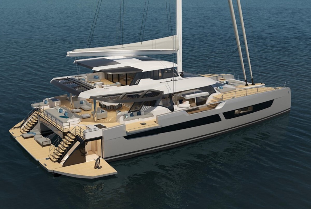 FPY 110S sailing yacht for Sale by Fraser Yachts, built by FONTAINE PAJOT