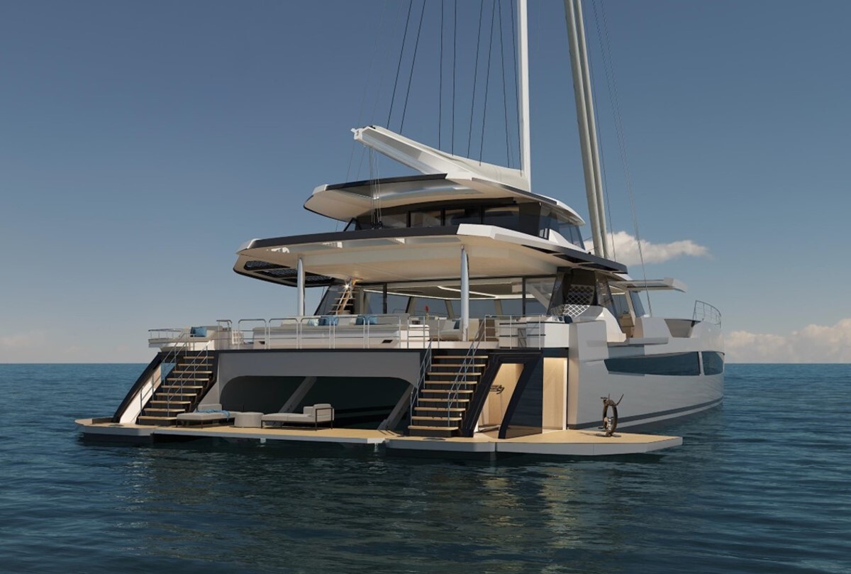 FPY 110S sailing yacht for Sale by Fraser Yachts, built by FONTAINE PAJOT