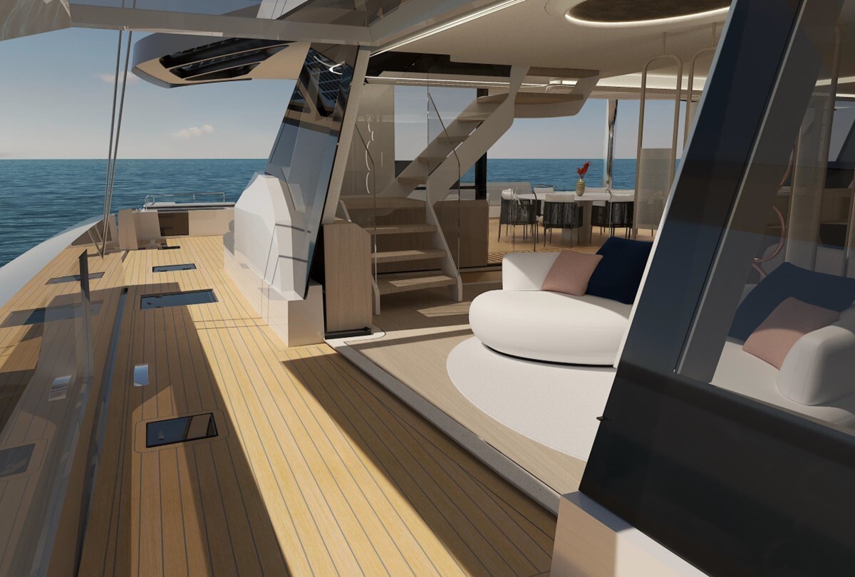 FPY 110S sailing yacht for Sale by Fraser Yachts, built by FONTAINE PAJOT