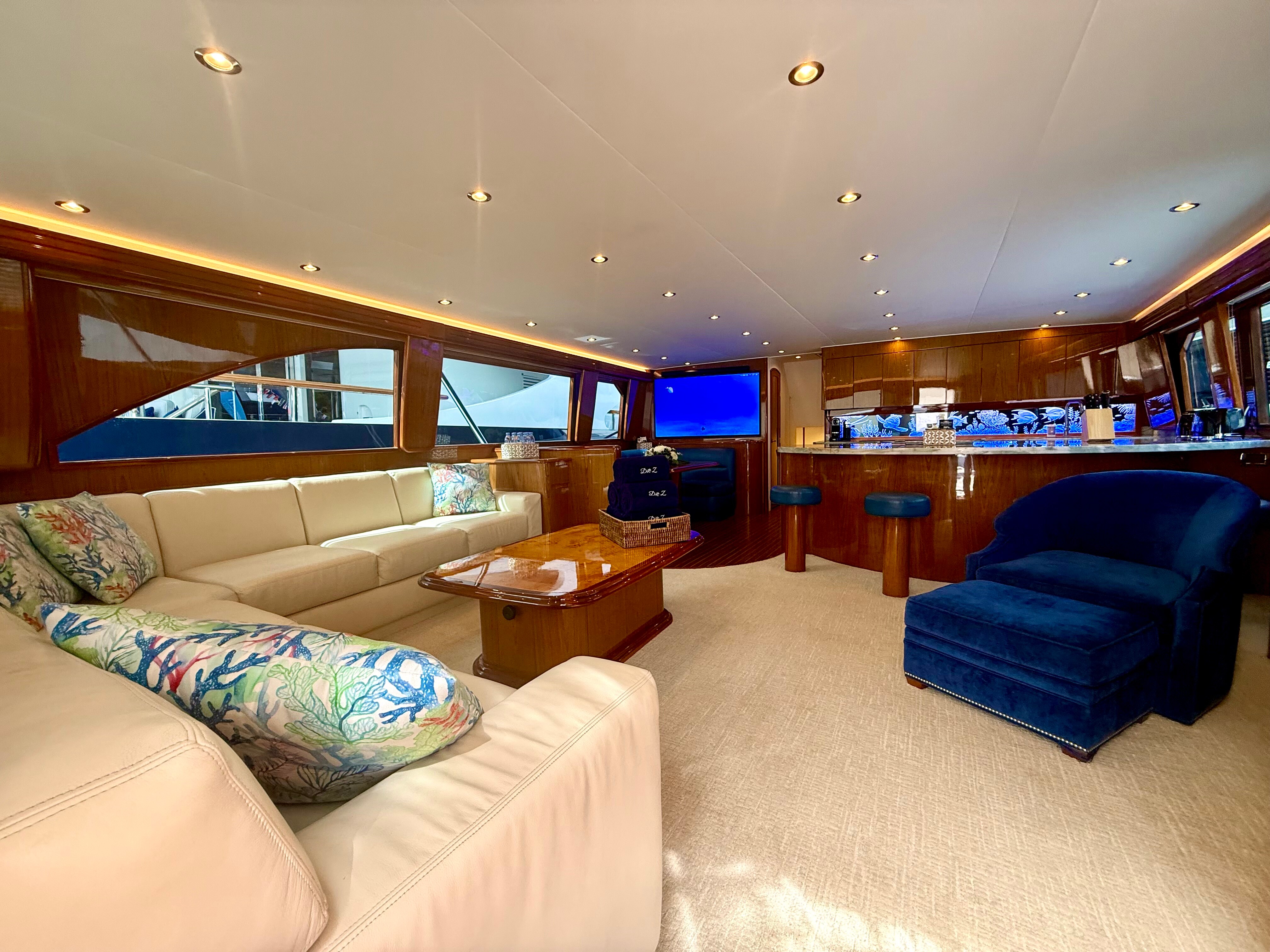 DOC Z motor yacht for Charter by Fraser Yachts, built by VIKING YACHTS