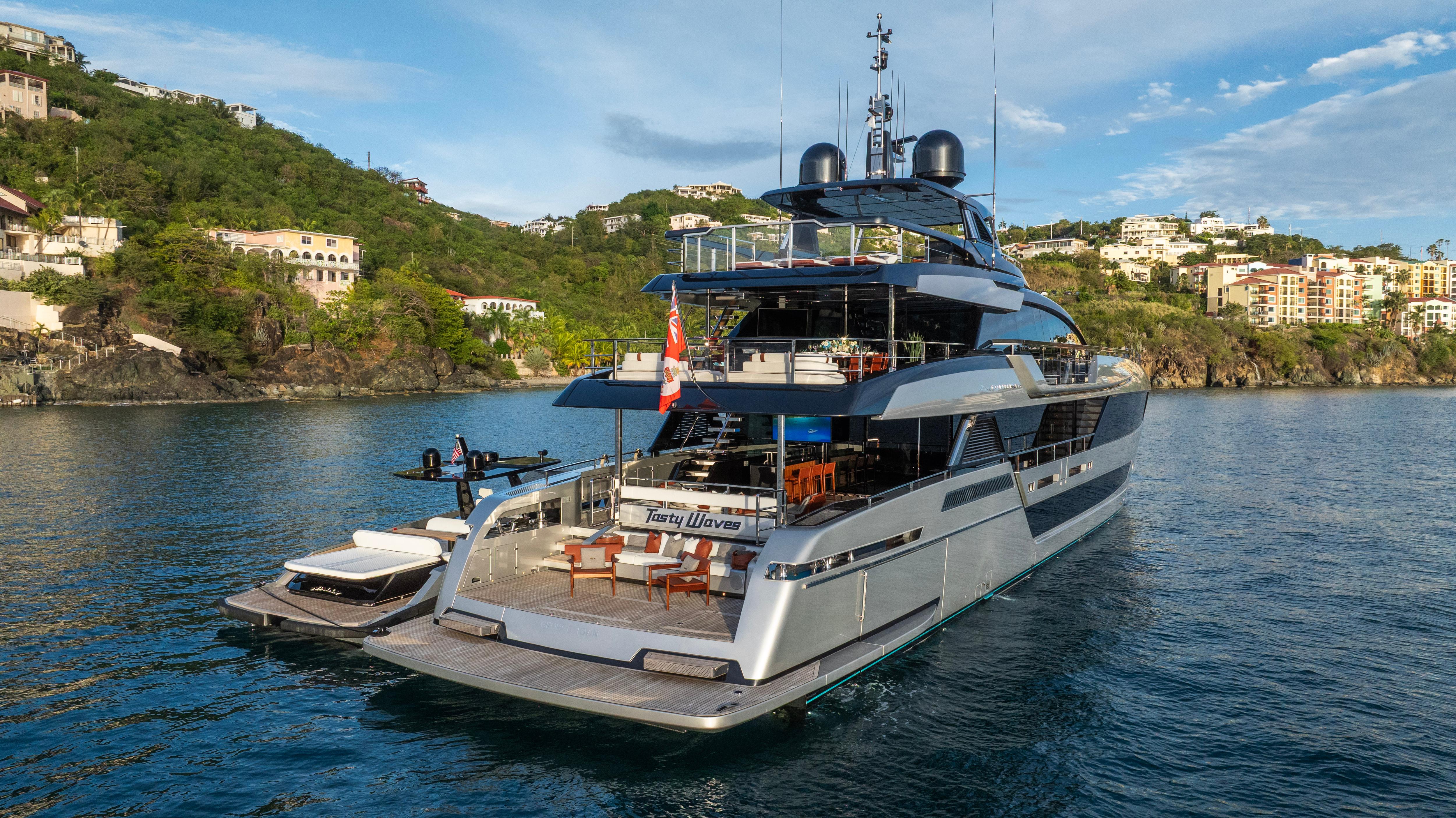 TASTY WAVES motor yacht for Charter by Fraser Yachts, built by RIVA