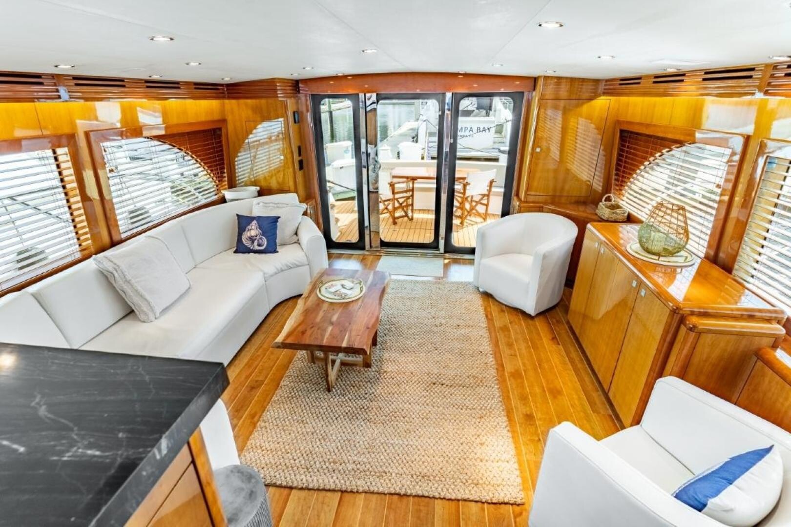 SOGGY DAWG IV motor yacht  by Fraser Yachts, built by HATTERAS