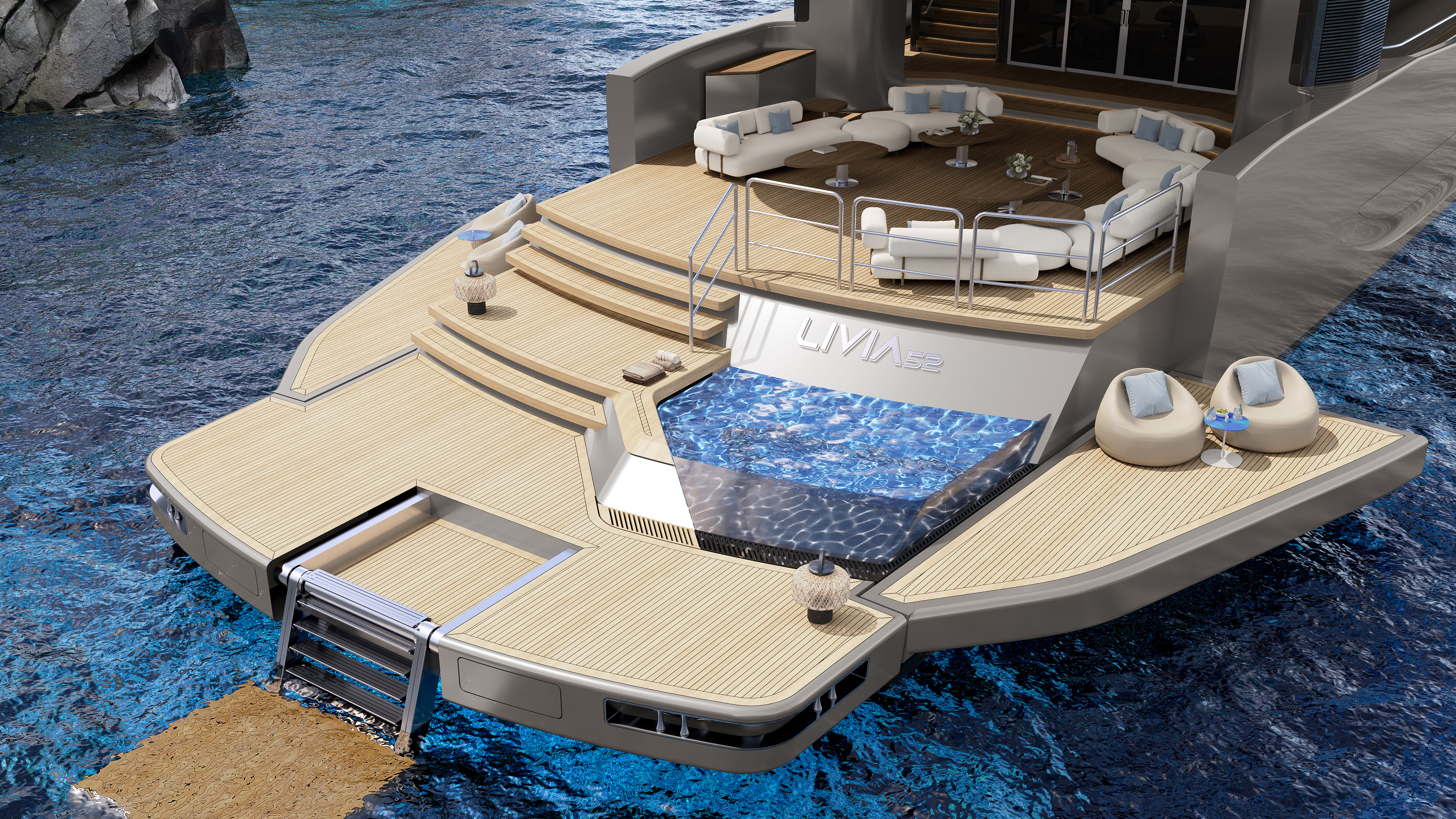 LIVIA motor yacht for Sale by Fraser Yachts, built by RMK MARINE